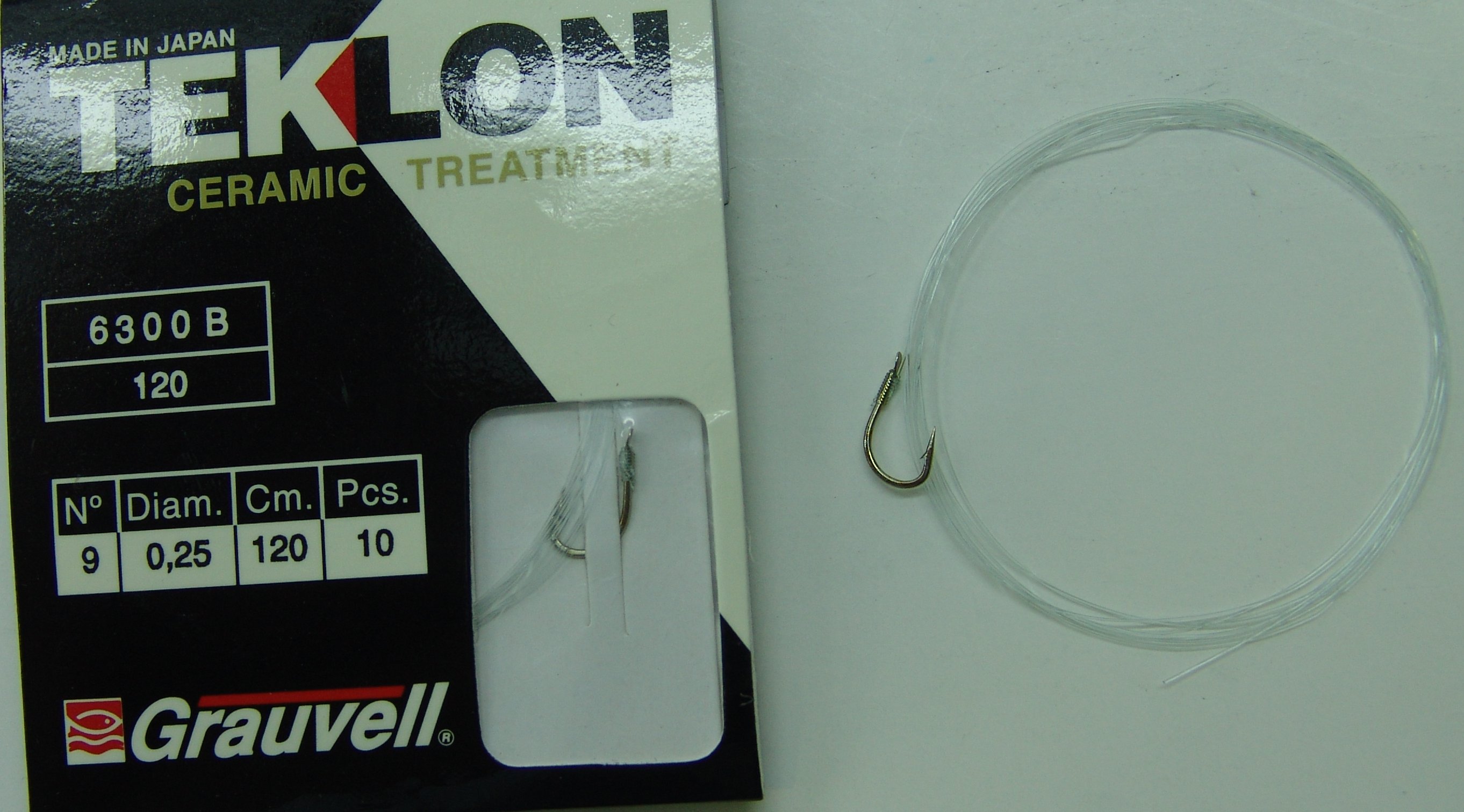 CART. ANZUELOS GRAUVELL TEKLON 6300B 120 9 25
