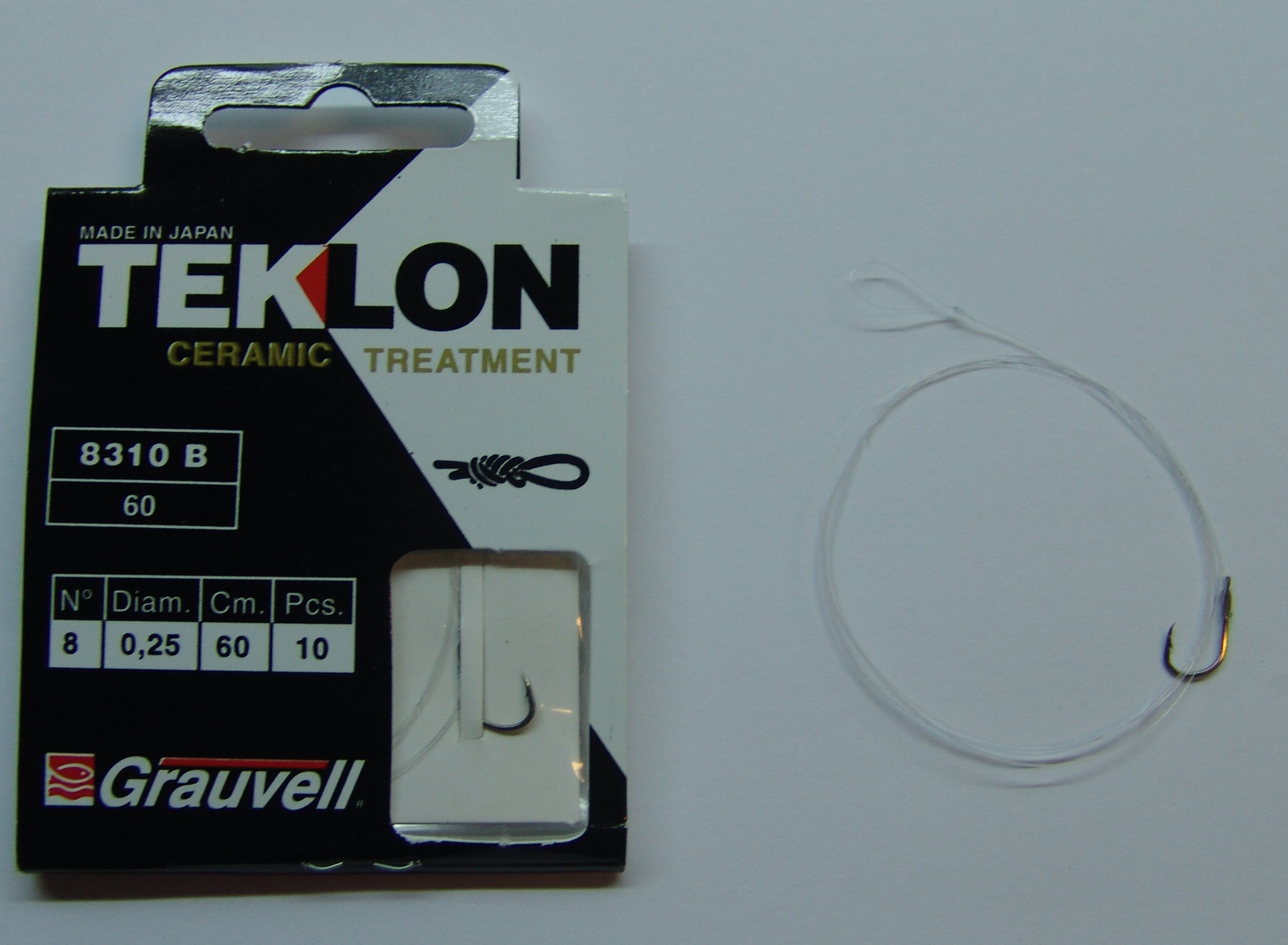CART. ANZUELOS GRAUVELL TEKLON 8310B 8 25