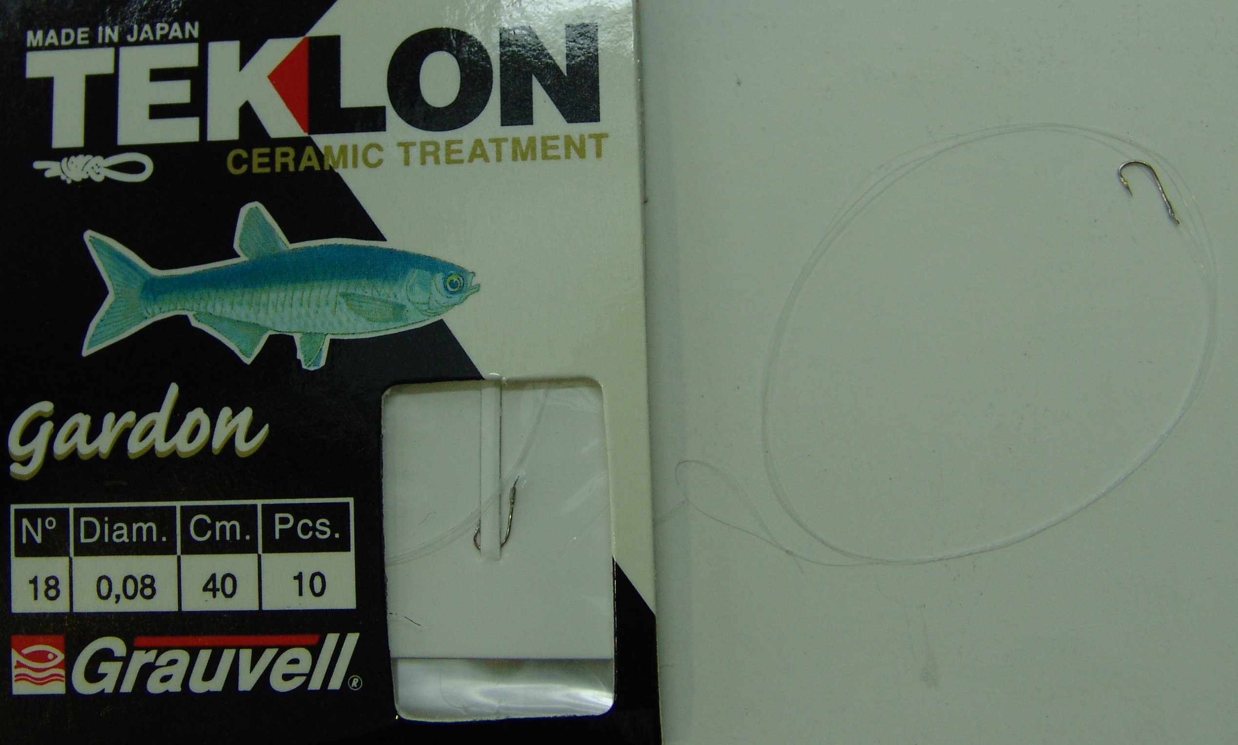 CART. ANZUELOS GRAUVELL TEKLON GARDON 18 8