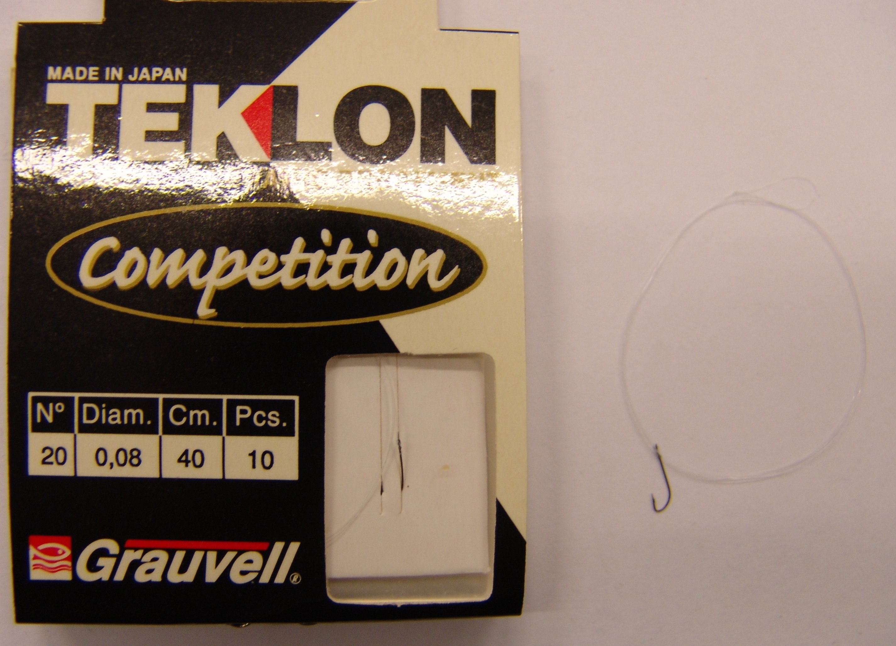 CART. ANZUELOS GRAUVELL TEKLON COMPETITION 20 8