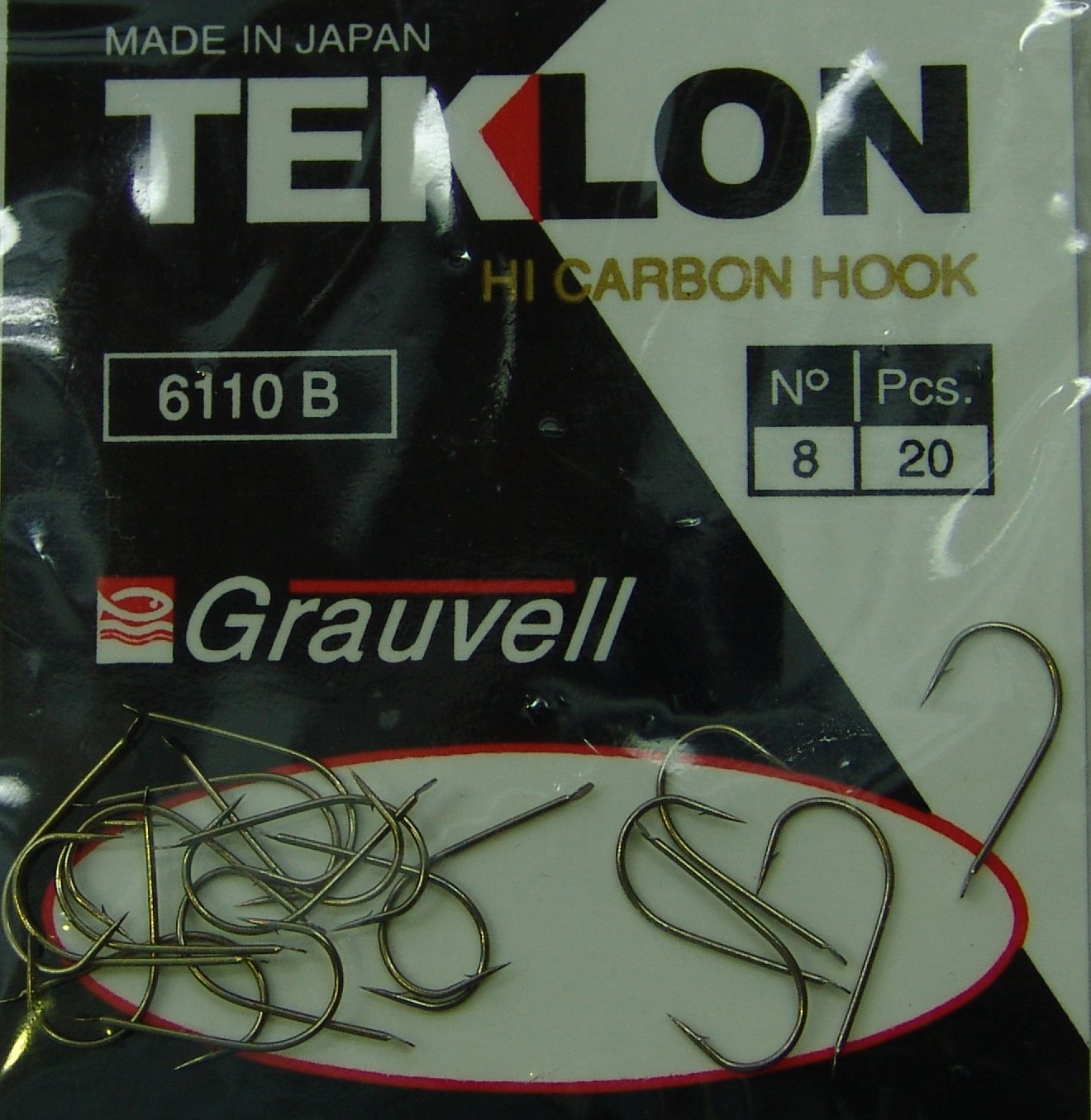ANZUELO GRAUVELL TEKLON 6110B 8 (20 uni)