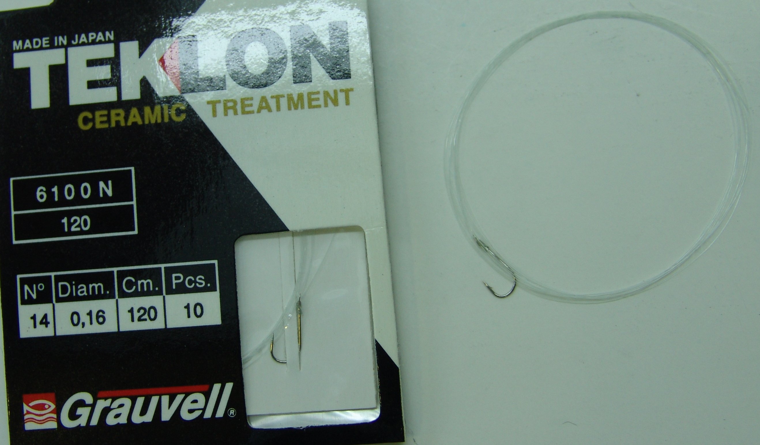 CART. ANZUELOS GRAUVELL TEKLON 6100N-120 14 16