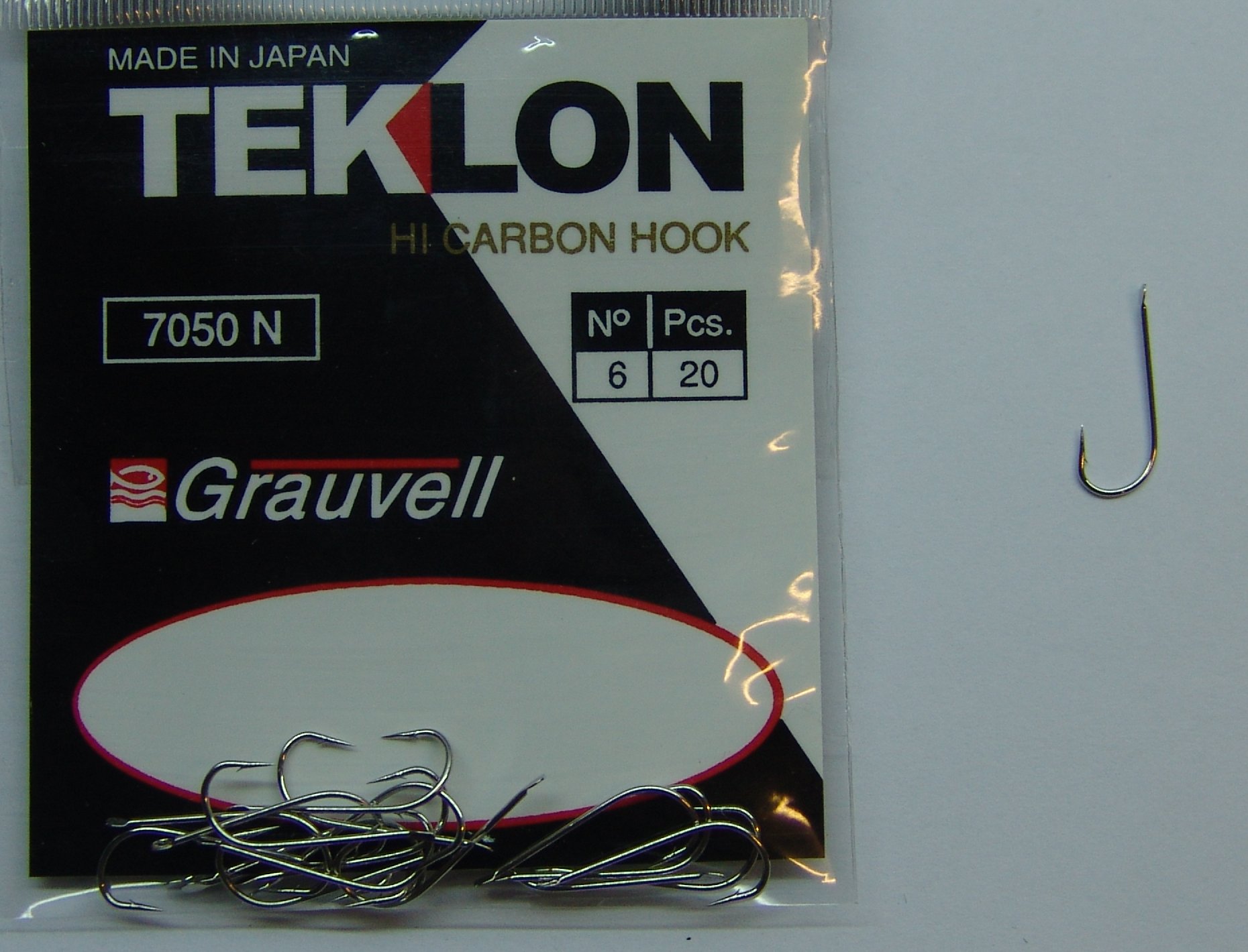ANZUELO GRAUVELL TEKLON 7050N 6 (20 uni)