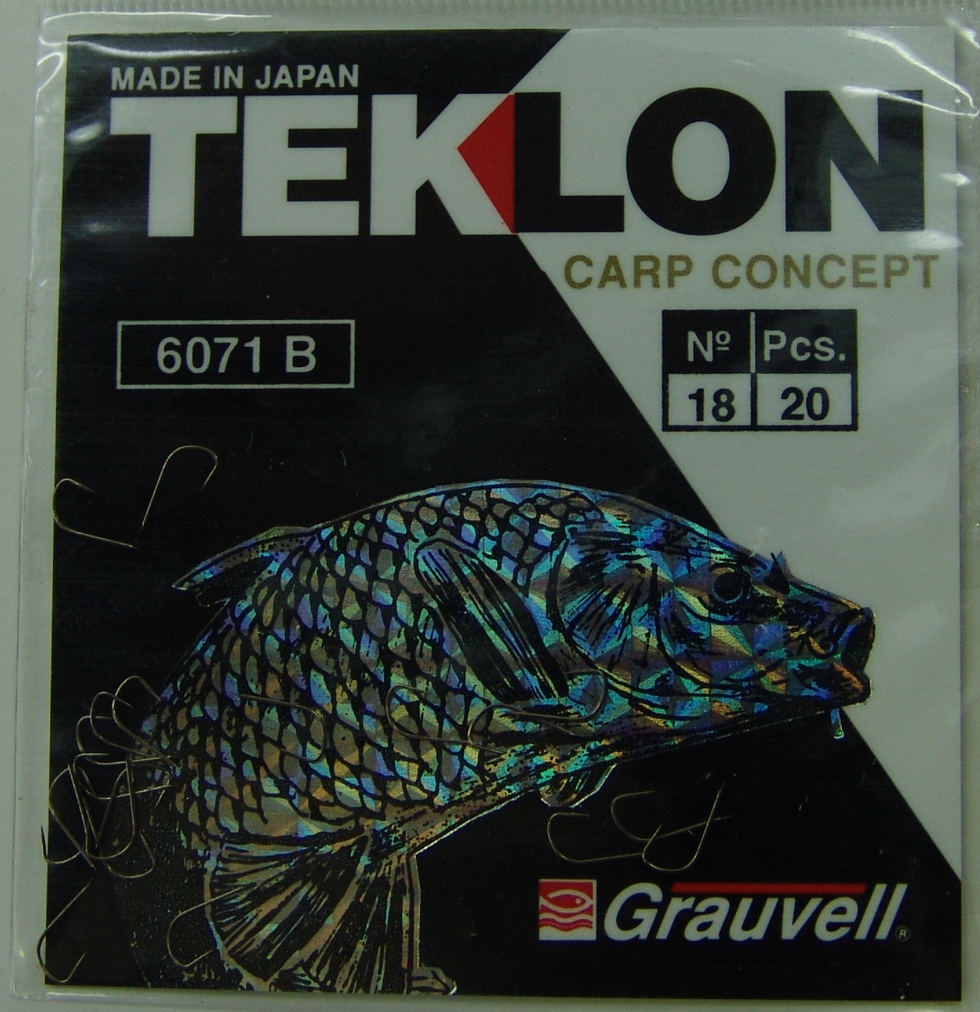 ANZUELO GRAUVELL TEKLON CARP 6071B 18 (20 uni)