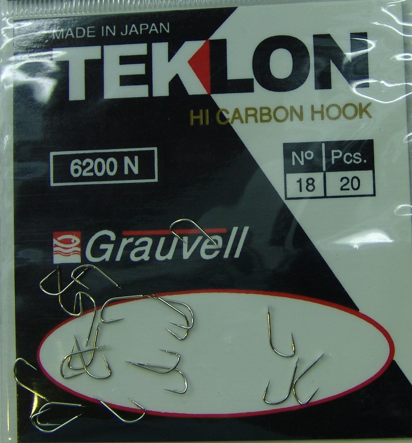 ANZUELO GRAUVELL TEKLON 6200N 18 (20 uni)