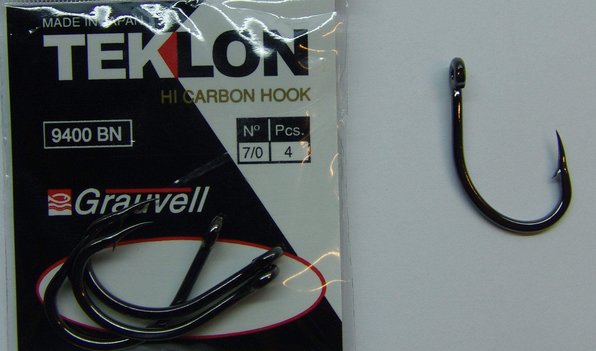 ANZUELO GRAUVELL TEKLON 9400BN 7/0 (4 uni)