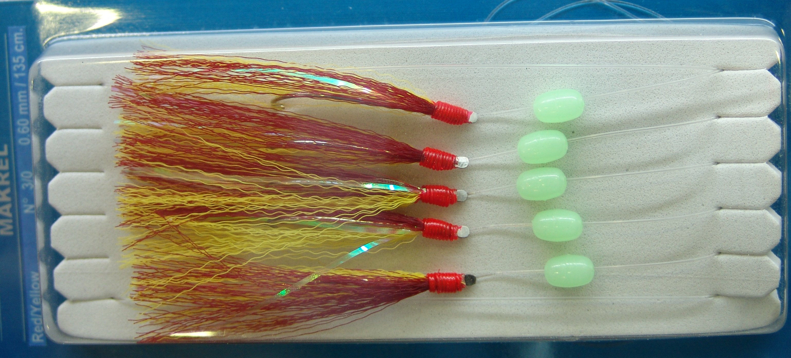 SABIKI - GRAUVELL - MAKREL 3/0 RED/YELLOW