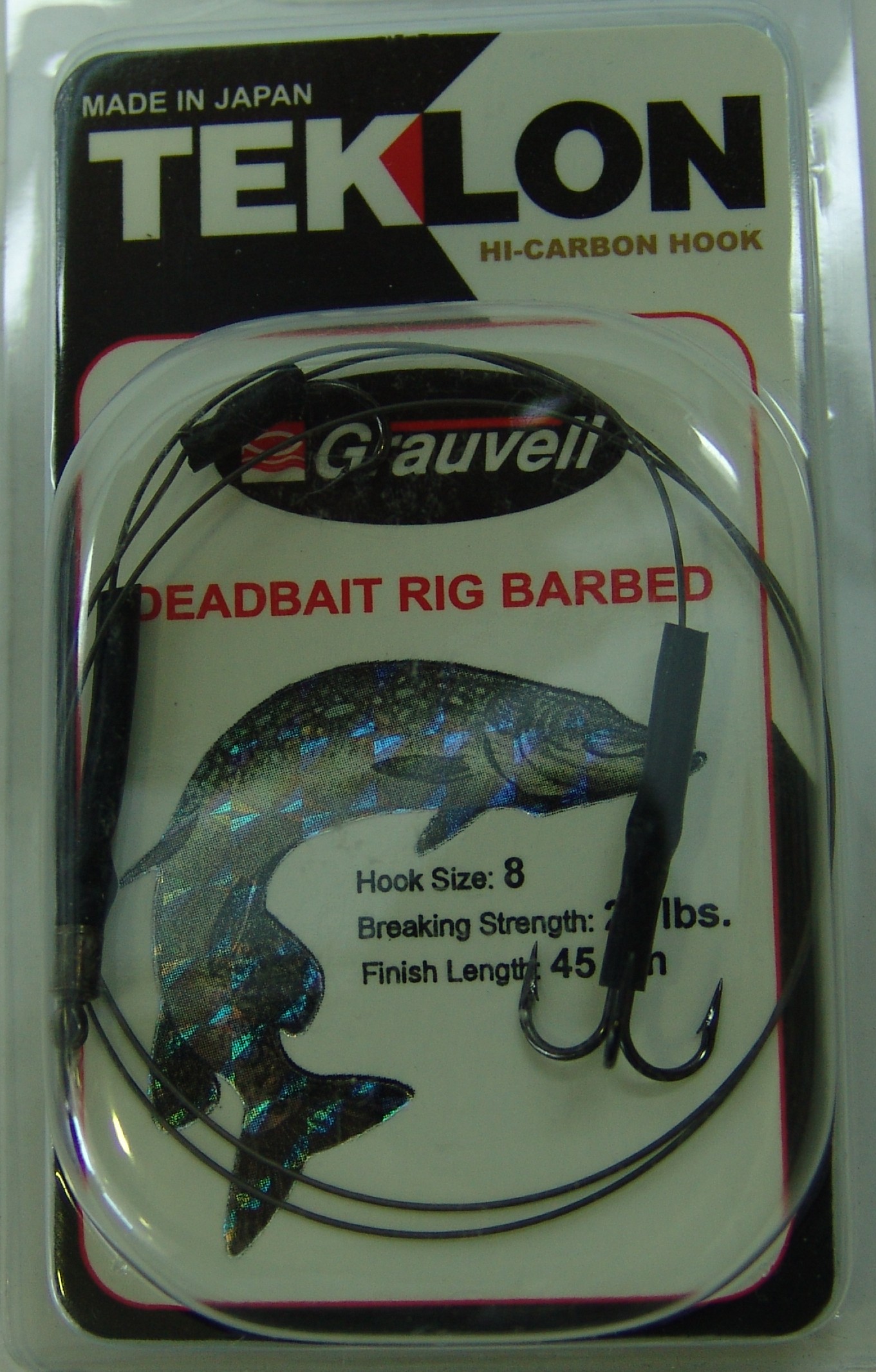 ANZUELO GRAUVELL TEKLON DEADBAIT RIG BARBED 8