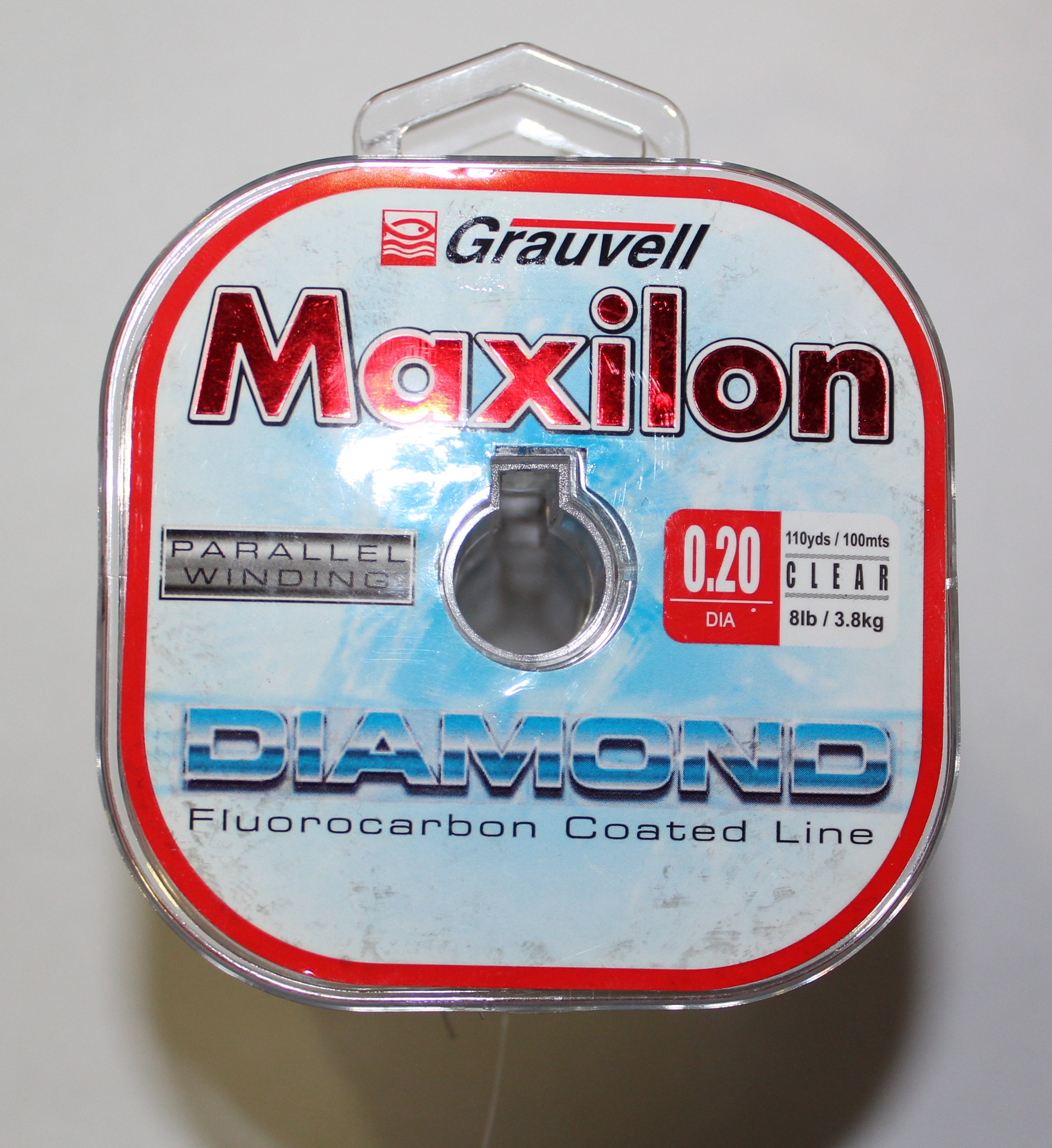 NYLON GRAUVELL MAXILON DIAMOND 0,20mm 100m 3,75kg (FLUOROCARBONADO)