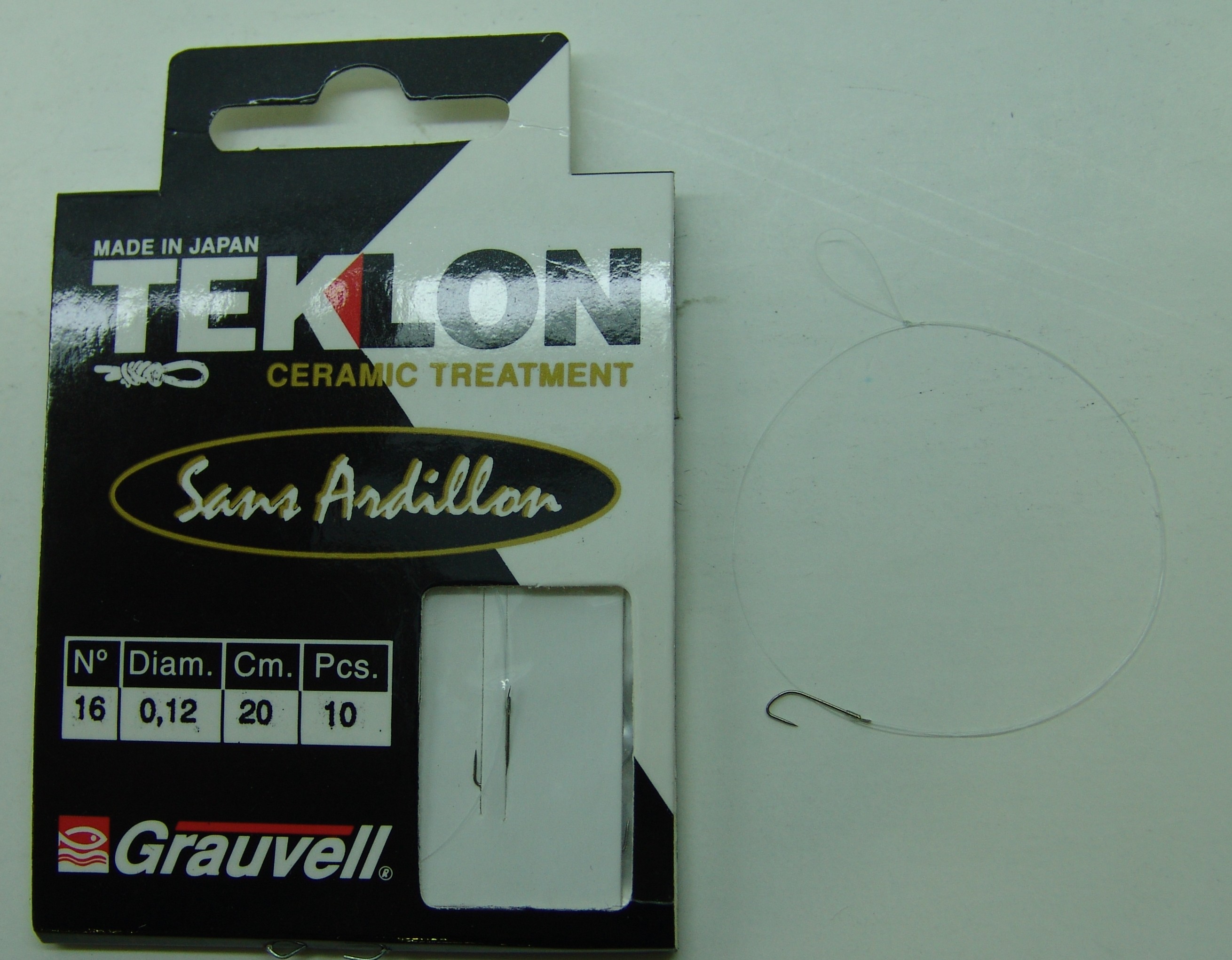 ANZUELO MONTADO GRAUVELL TEKLON SIN MUERTE Nº16
