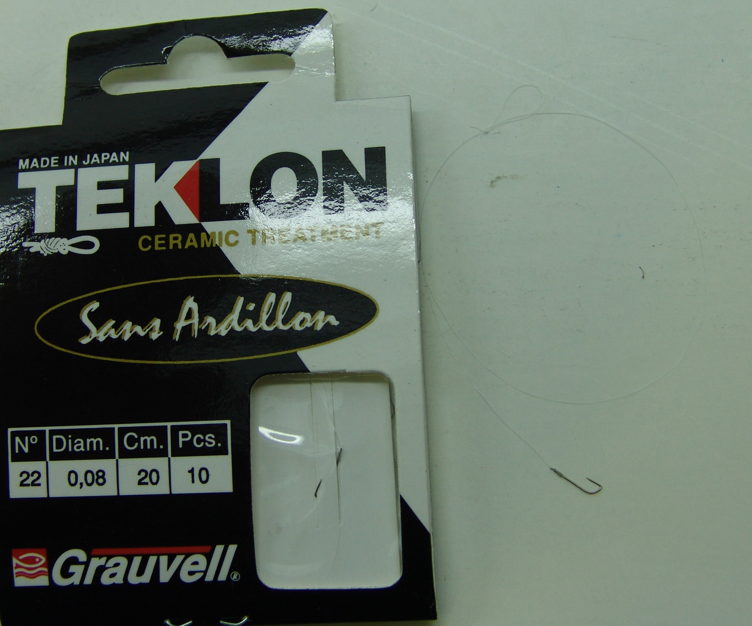 ANZUELO MONTADO GRAUVELL TEKLON SIN MUERTE Nº22