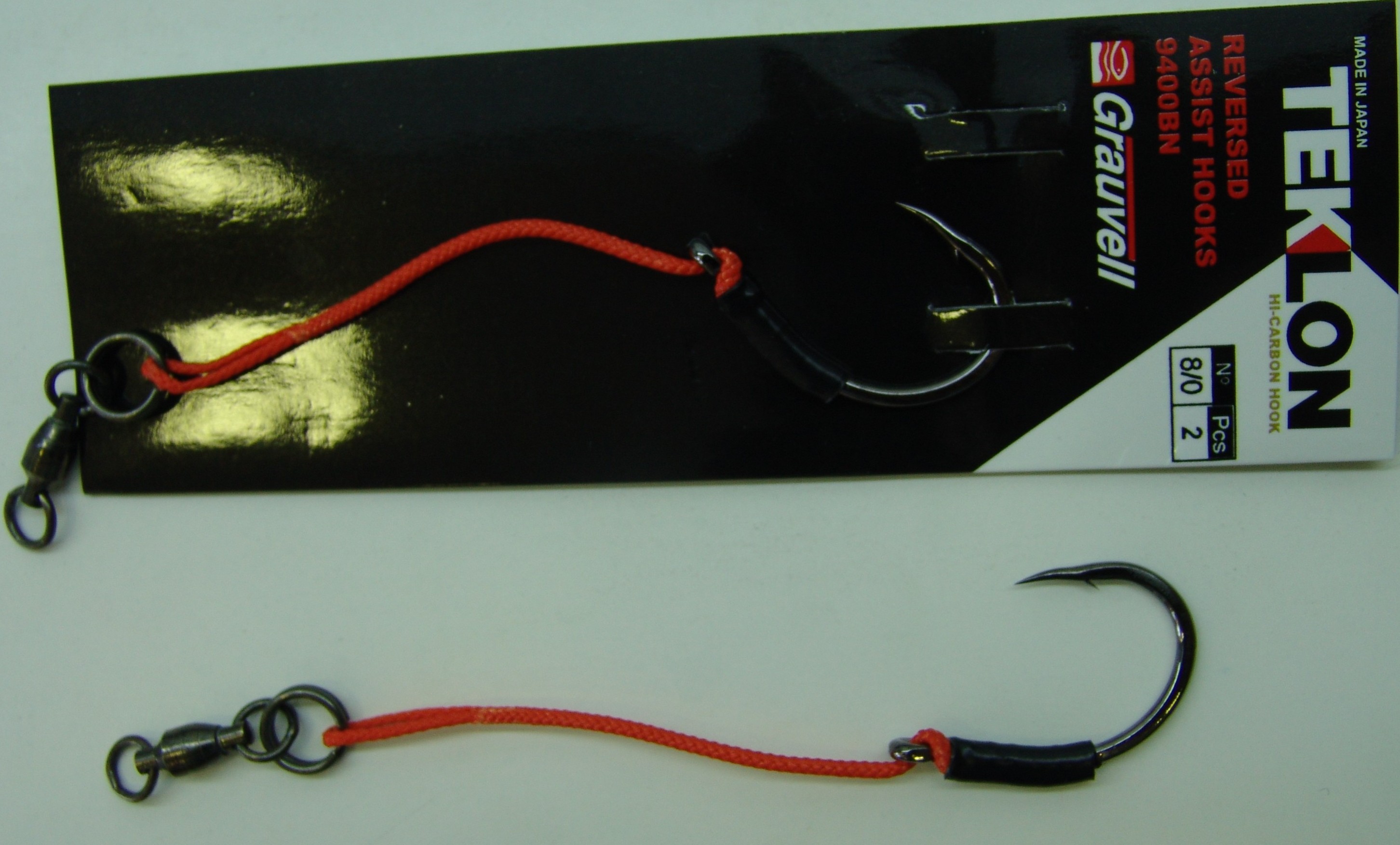 ANZUELO GRAUVELL TEKLON REVERSED ASSIST  9400BN 8/0
