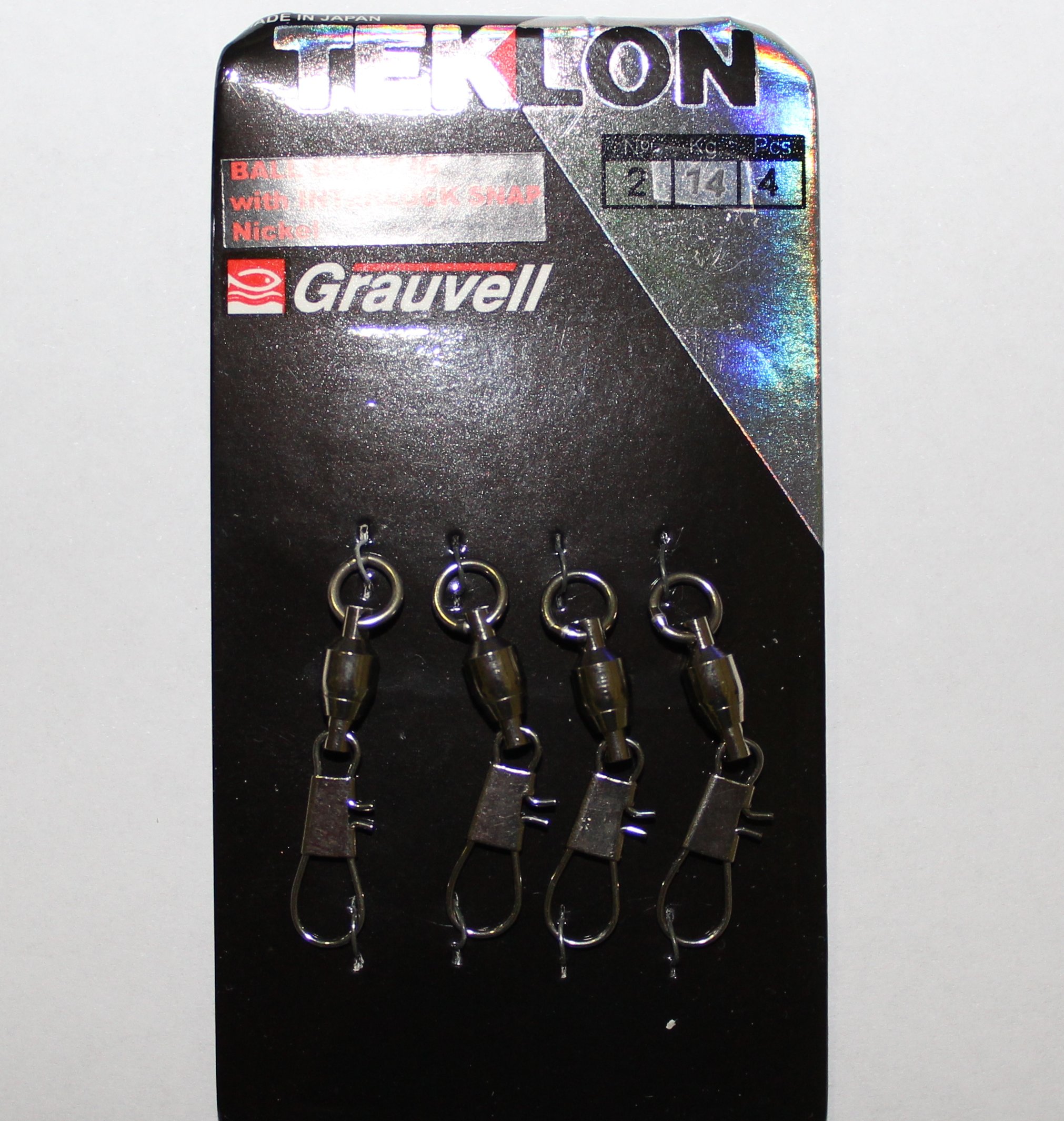 EMERILLON TEKLON BALL BEARING IMPERDIBLE 2 (4 unidades)