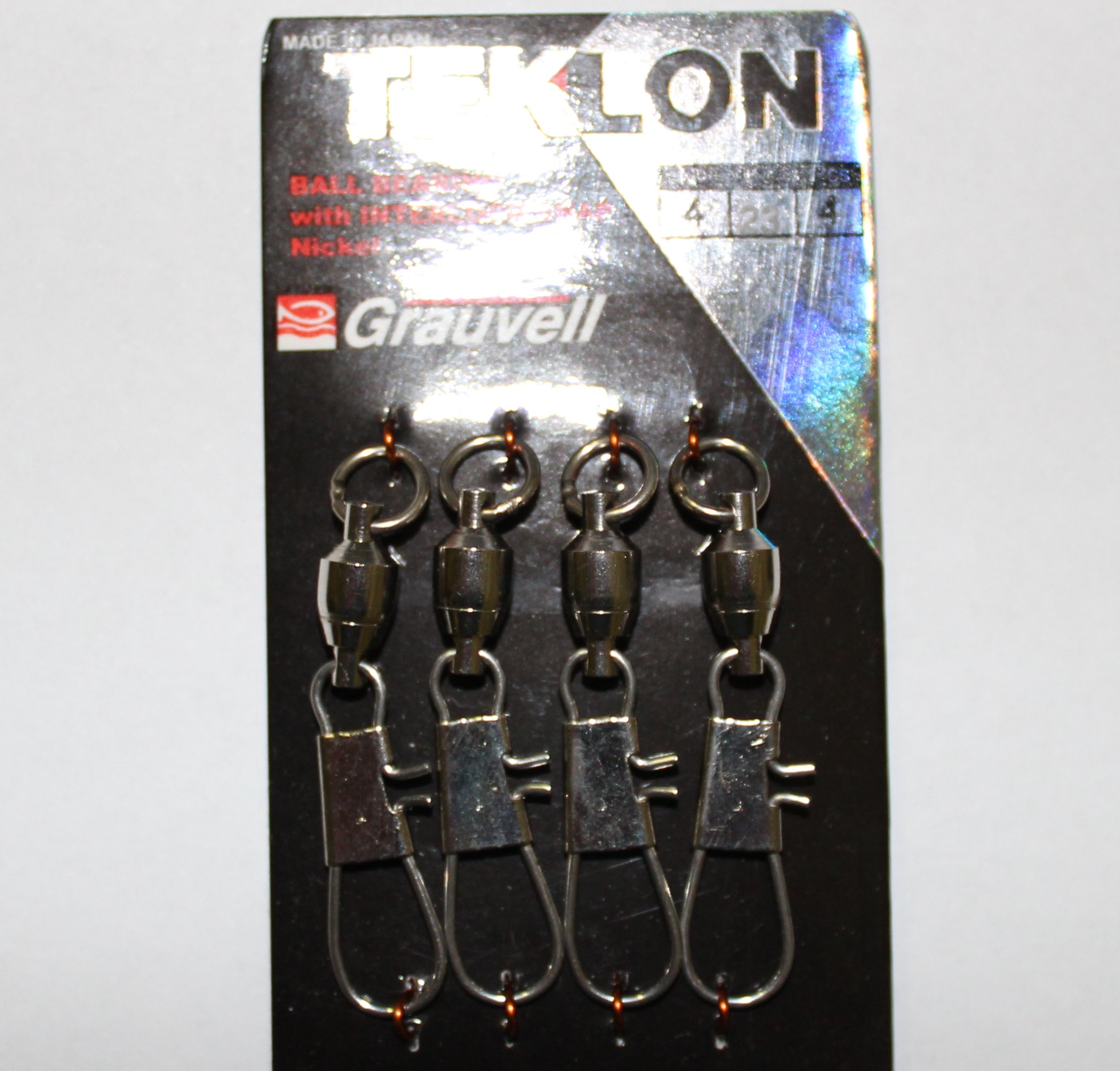 EMERILLON TEKLON BALL BEARING IMPERDIBLE 4 (4 unidades) 51LB