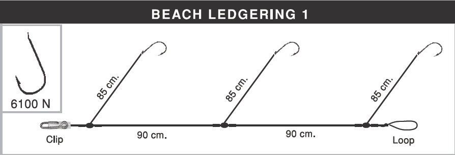 BAJO GRAUVELL TEKLON LEDGERING 1 6100N 8