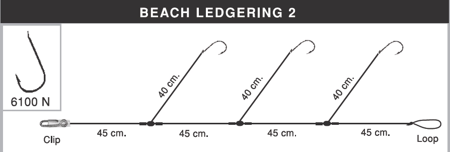 BAJO GRAUVELL TEKLON LEDGERING 2 6100N 10