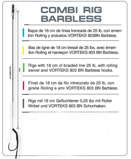 COMBI RIG BARBLESS 8 (2 unidades)