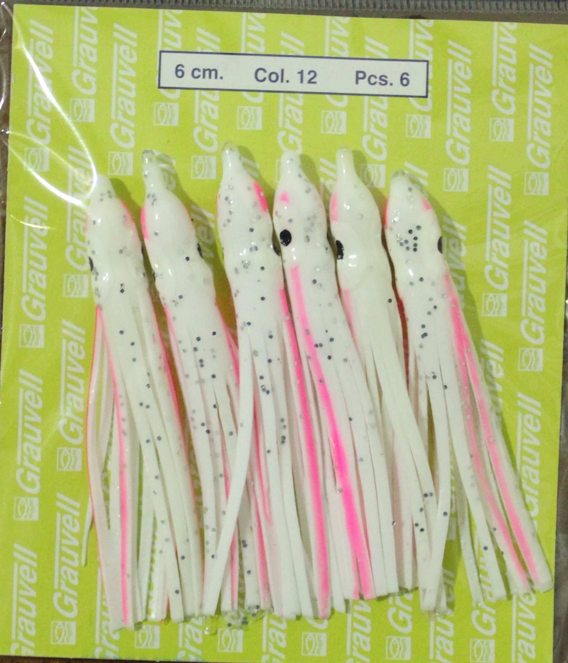 PULPO GRAUVELL 6 CM COL 12  (6 unidades)
