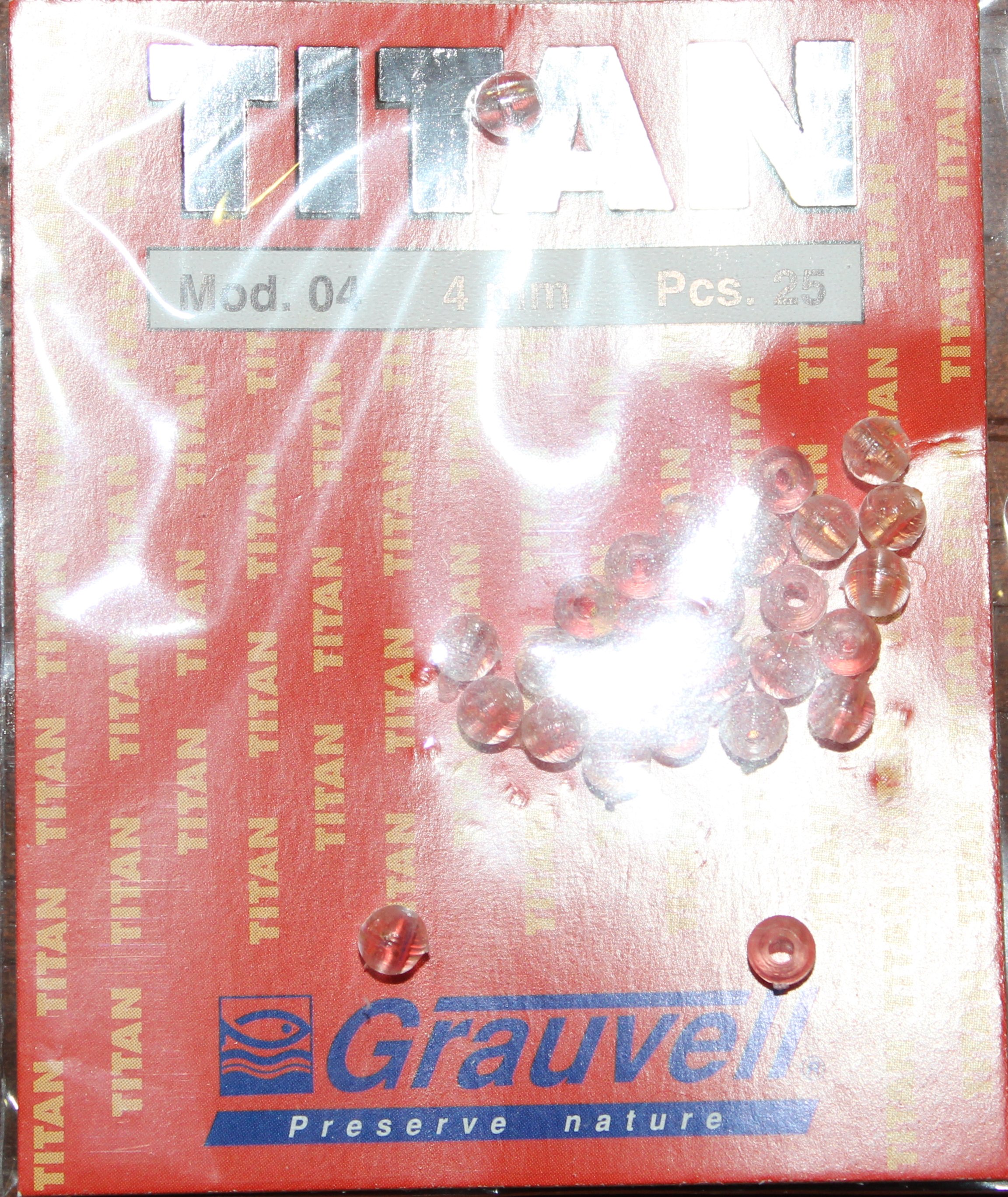 PERLAS 04 4MM TRANPARENT (25 unidades)