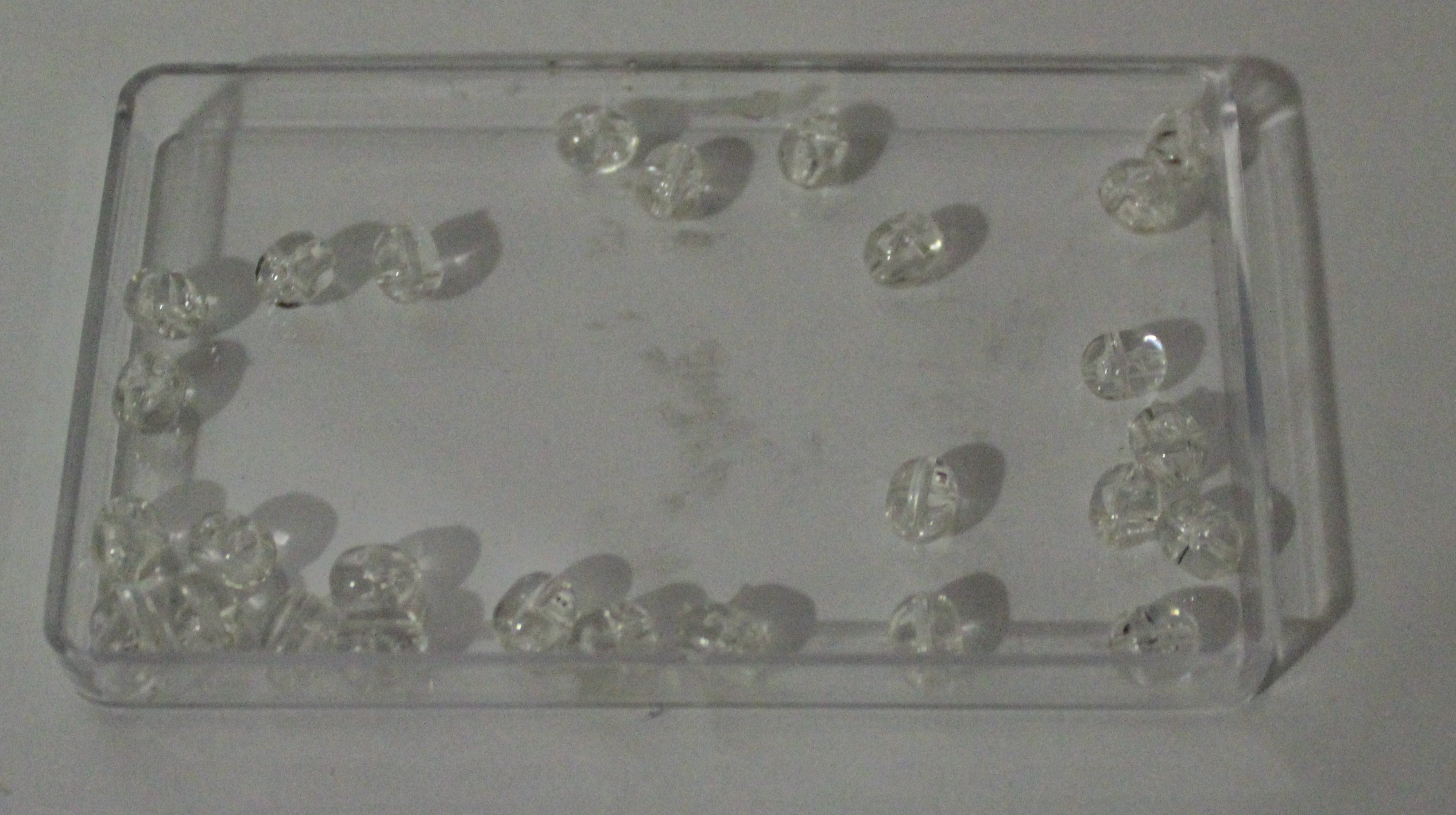 PERLAS 59 DOBLE TALADRO 5X6MM TRANSPARENT (25 un)