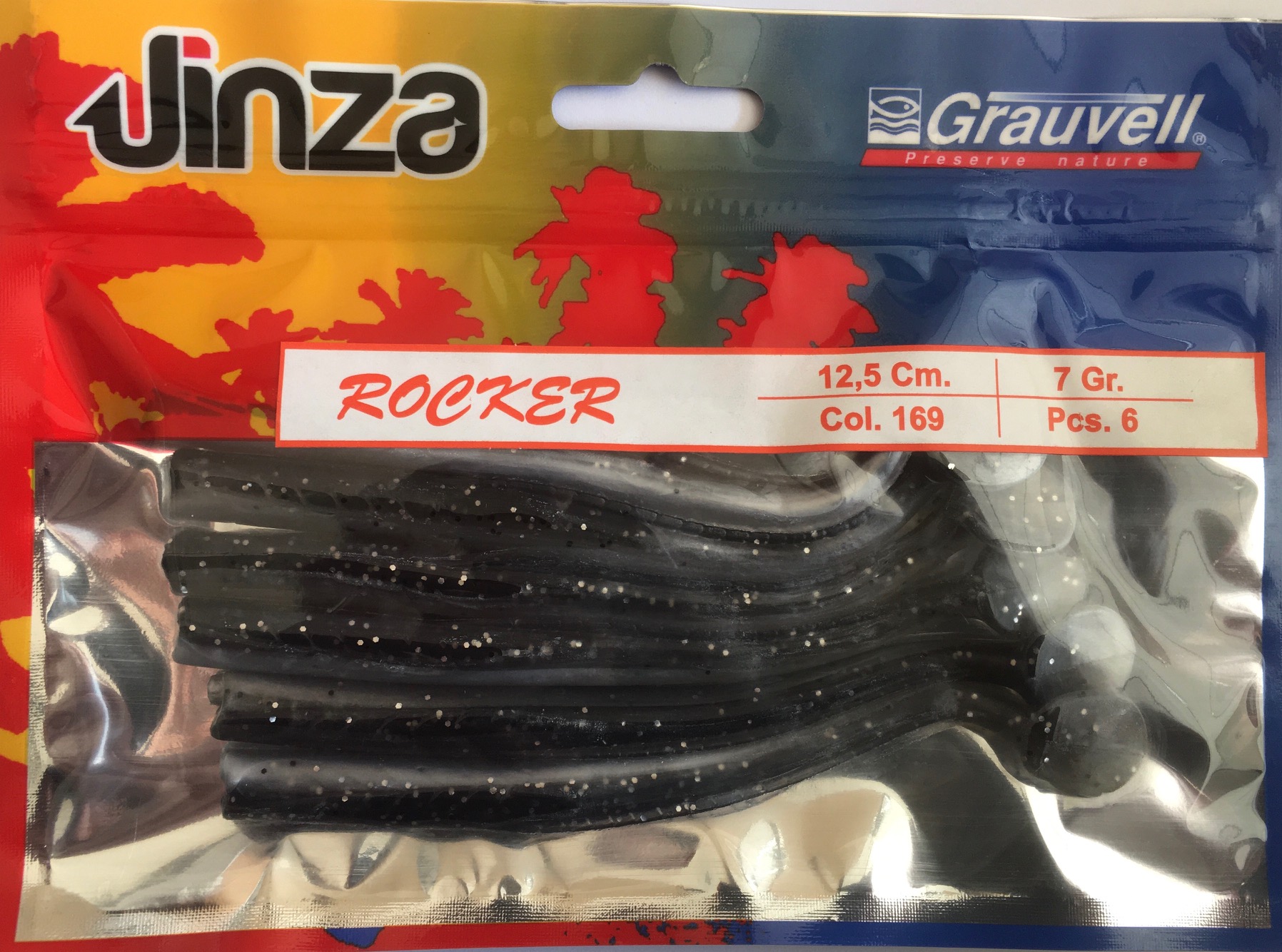 VINILO JINZA ROCKER 12,5CM 169 6PCS