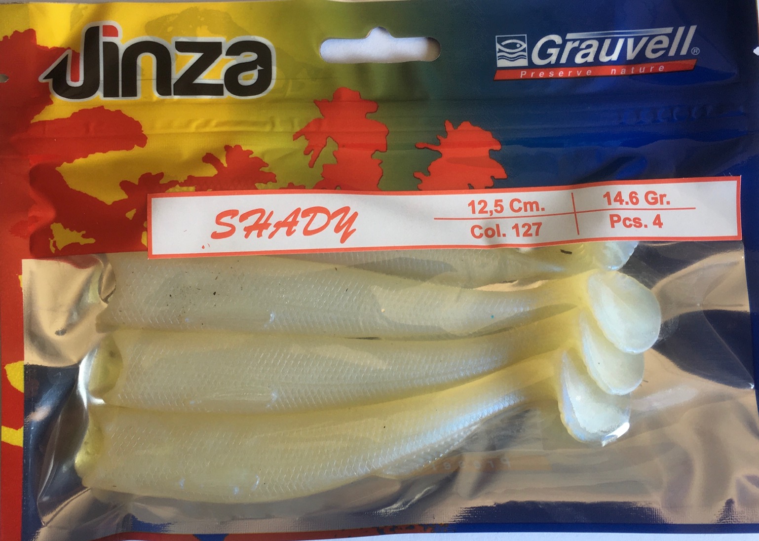VINILO JINZA SHADY 12,5CM 127 4PCS