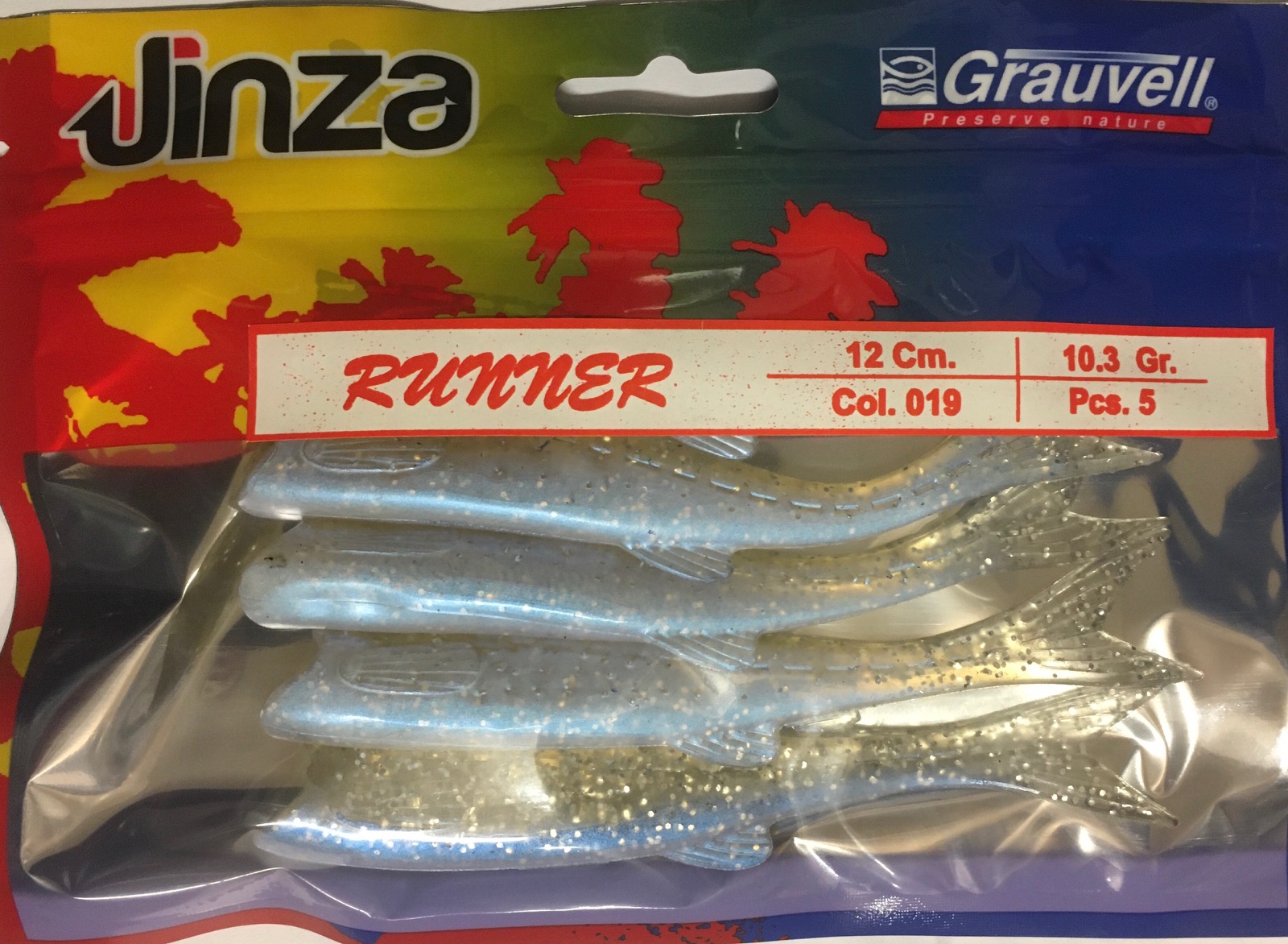 VINILO JINZA RUNNER 12CM 019 5PCS