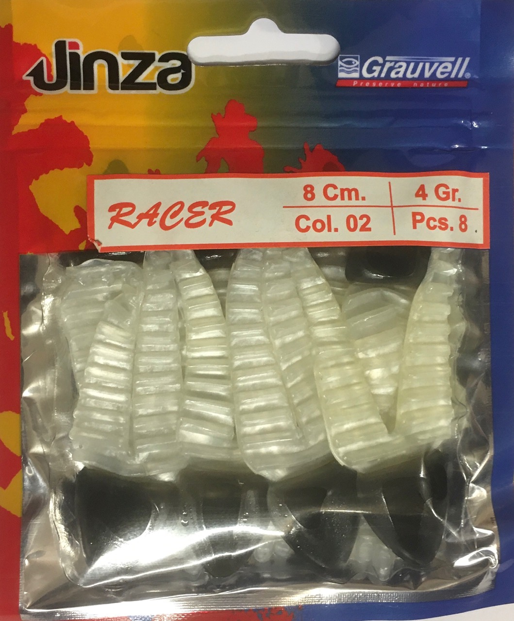 VINILO JINZA RACER 8CM 02 (8 unidades)
