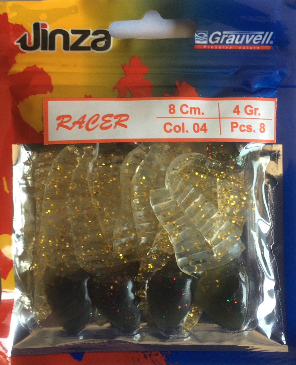 VINILO JINZA RACER 8CM 04 (8 unidades)