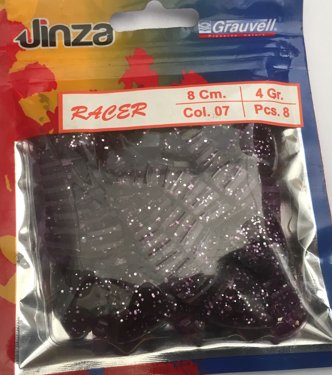 VINILO JINZA RACER 8CM 07 (8 unidades)