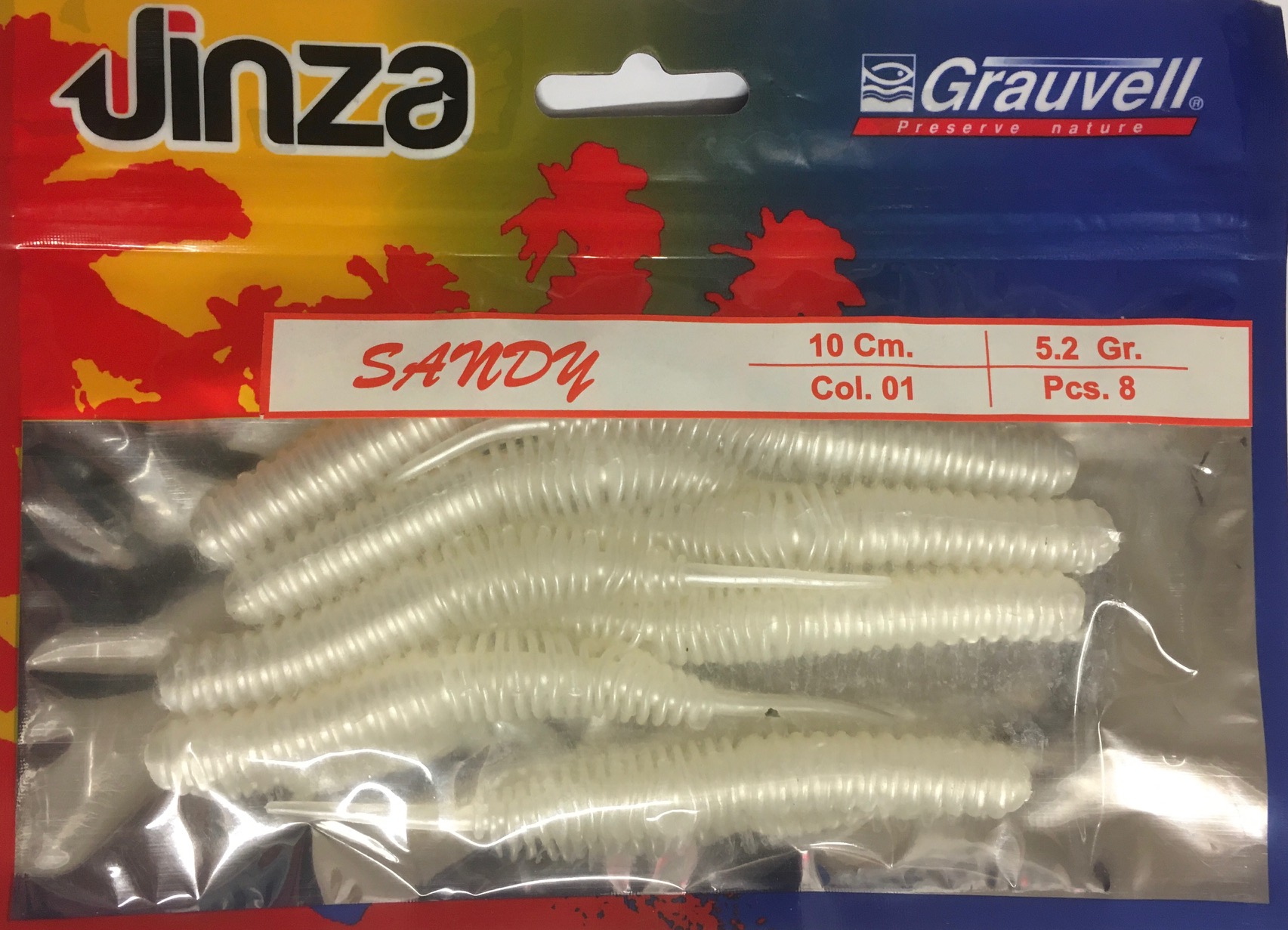 VINILO JINZA SANDY 10CM 01  (8 unidades)