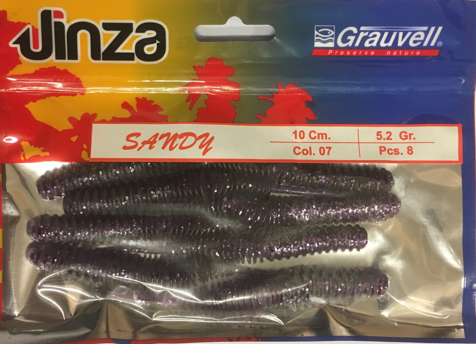 VINILO JINZA SANDY 10CM 07 (8 unidades)