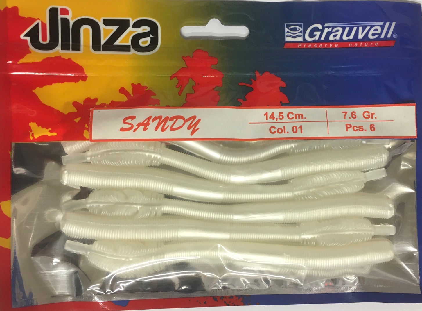 VINILO JINZA SANDY 14,5CM 01 (6 unidades)