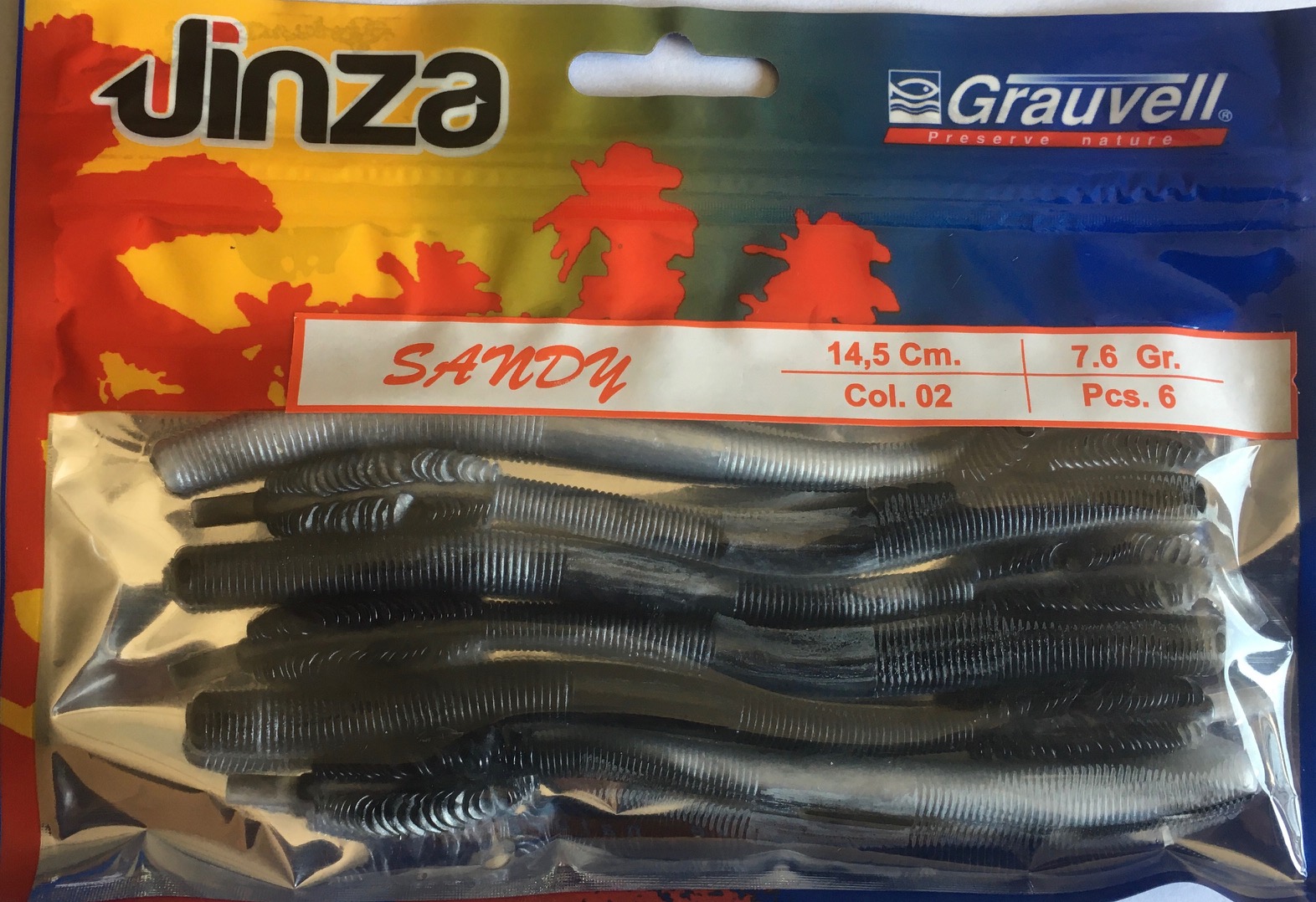VINILO JINZA SANDY 14,5CM 02 (6 unidades)