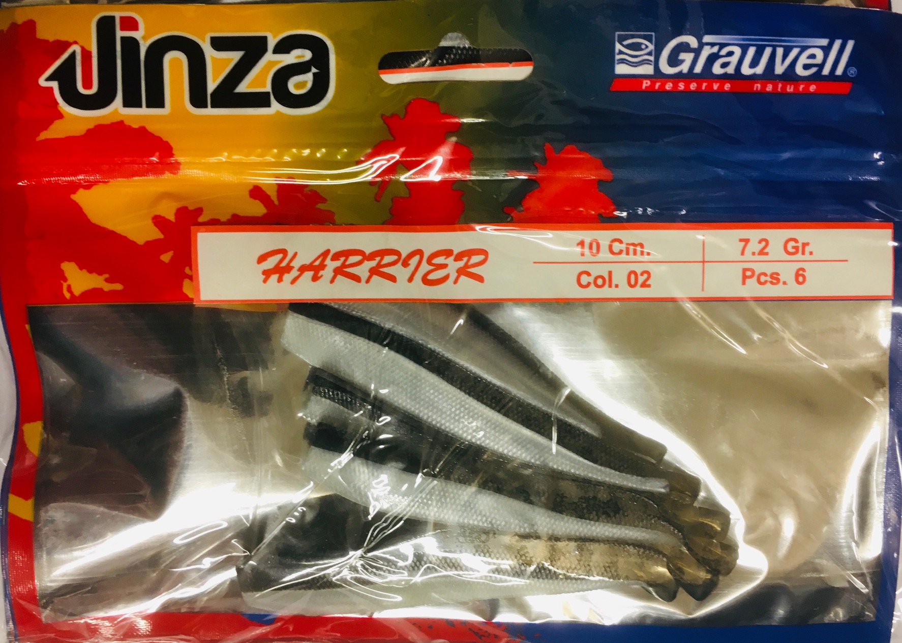 VINILO JINZA HARRIER 10CM 02 (6 unidades)
