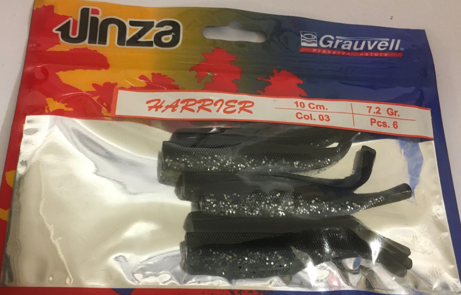 VINILO JINZA HARRIER 10CM 03 (6 unidades)