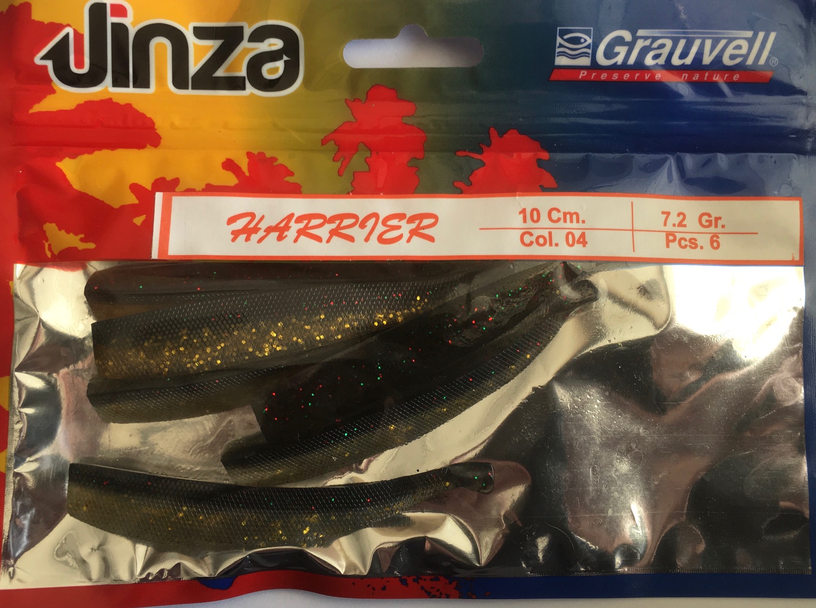 VINILO JINZA HARRIER 10CM 04 (6 unidades)