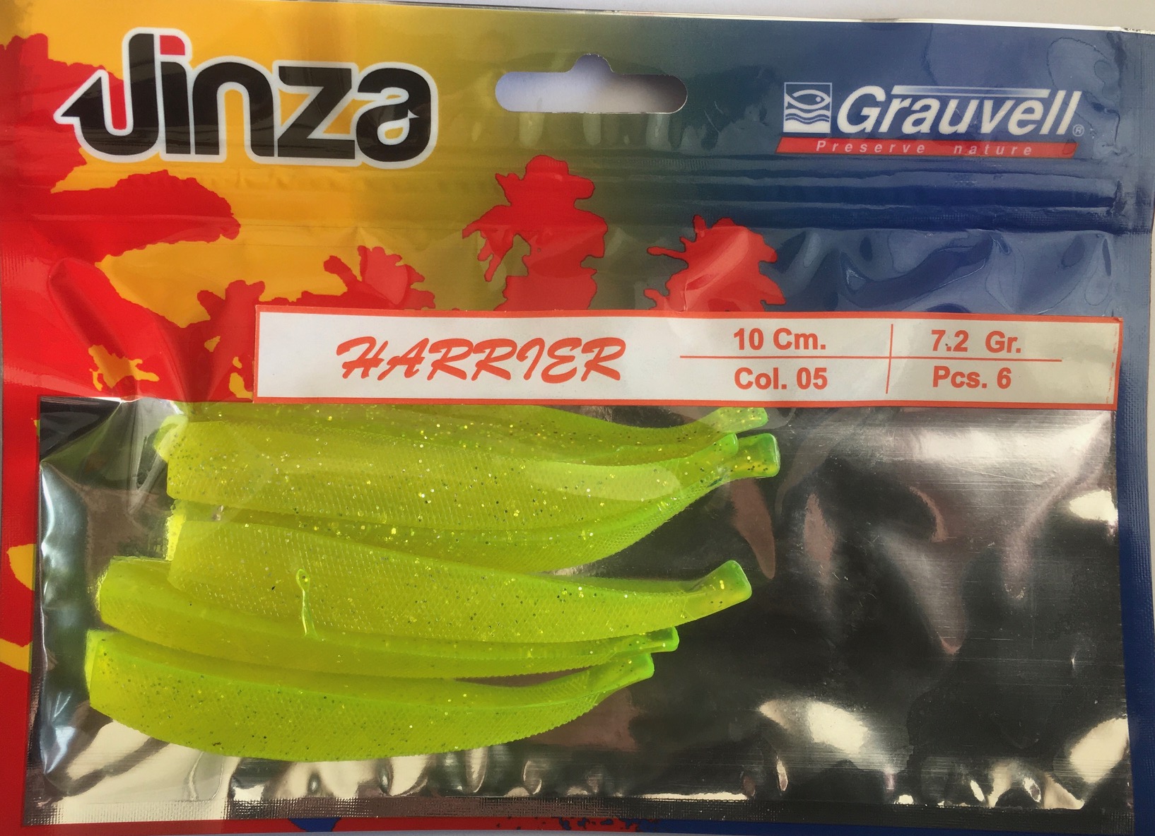 VINILO JINZA HARRIER 10CM 05 (6 unidades)