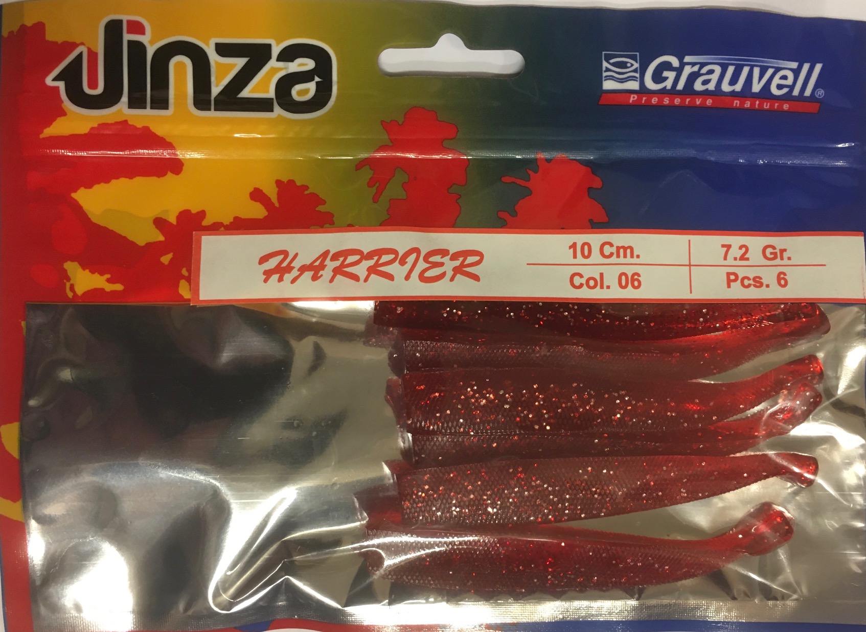 VINILO JINZA HARRIER 10CM 06 (6 unidades)