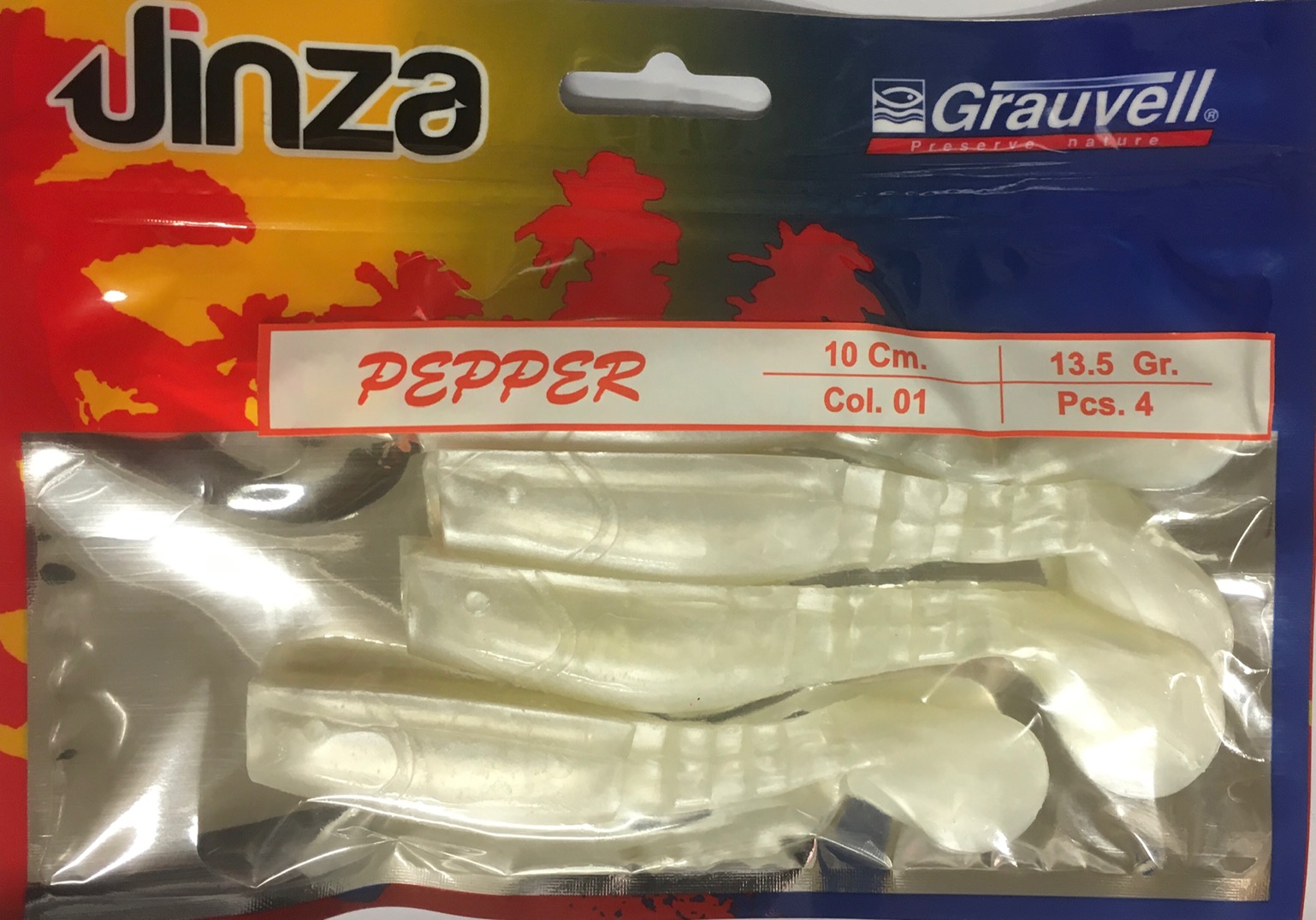 VINILO JINZA PEPPER 10CM 01 (4 unidades)