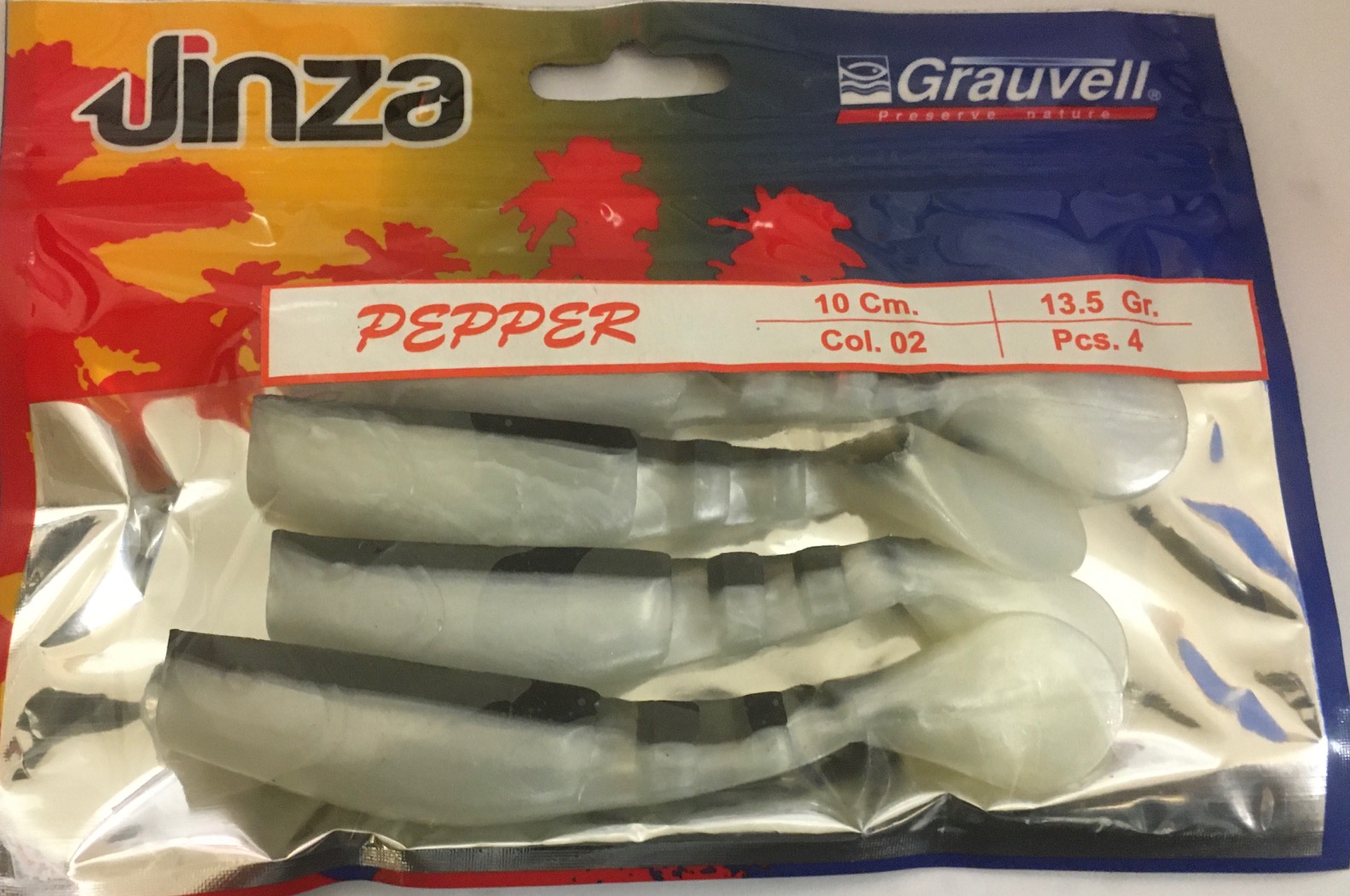 VINILO JINZA PEPPER 10CM 02 (4 unidades)
