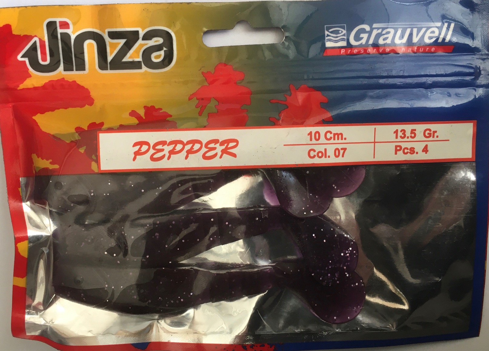 VINILO JINZA PEPPER 10CM 07 (4 unidades)