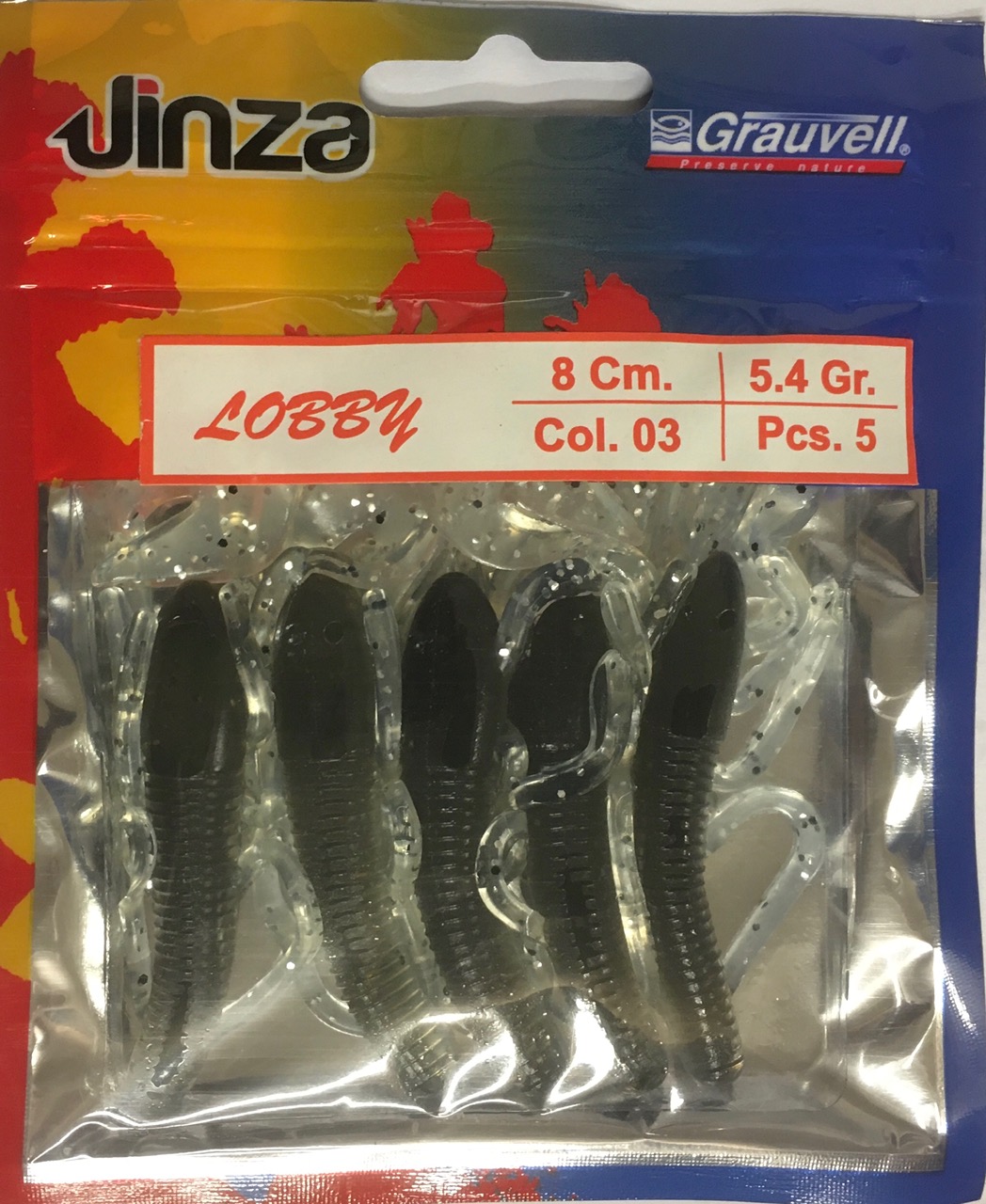 VINILO JINZA LOBBY 8CM 03 (5 unidades)