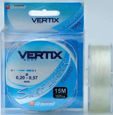 COLA SURF CASTING - VERTIX SURFLEADER 20-57 mm - 15M - (10 puentes)