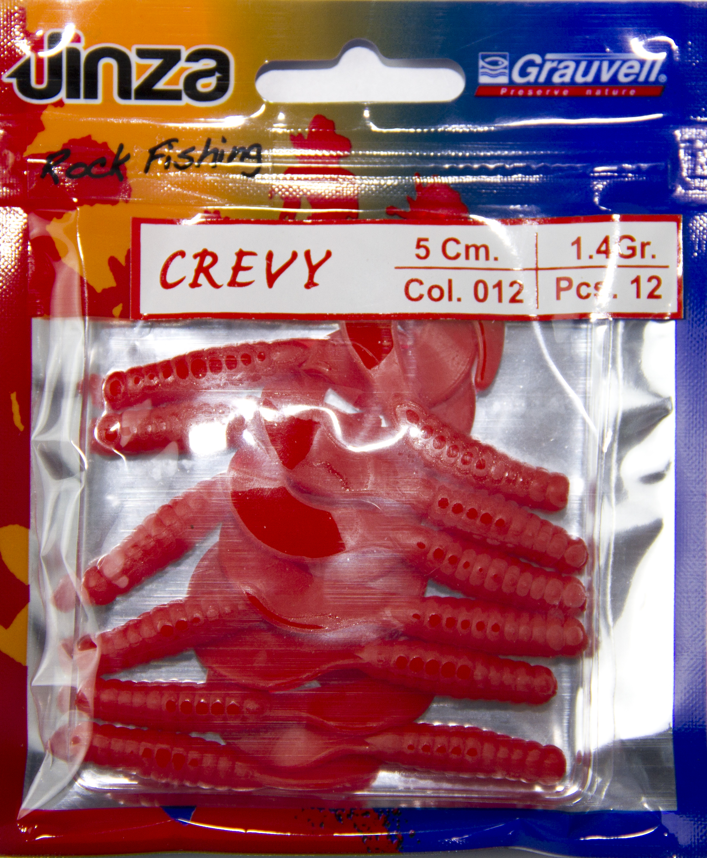 JINZA ROCK FISHING CREVY 5CM 012 12PCS