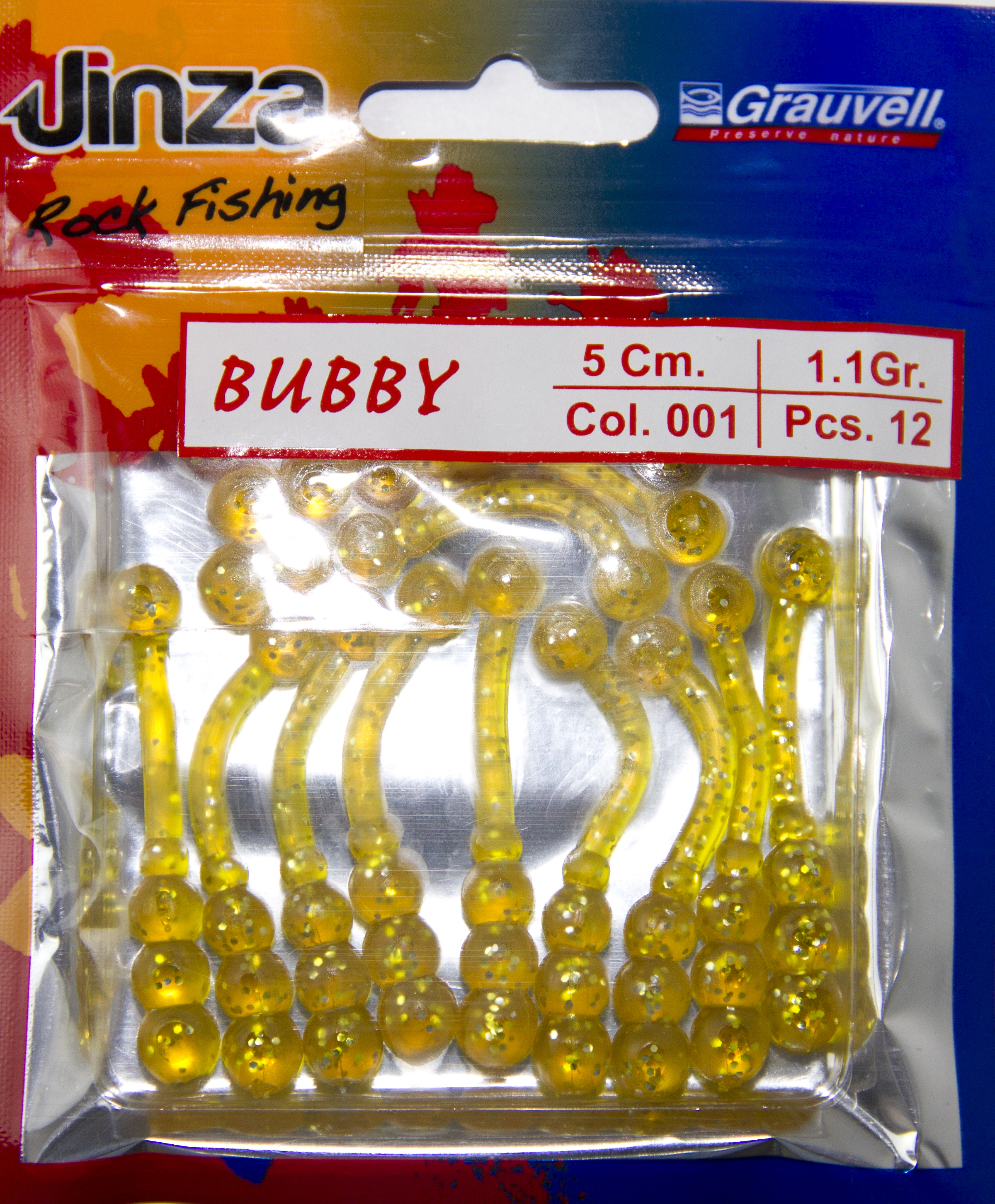 JINZA ROCK FISHING BUBBY 5CM 001 12PCS