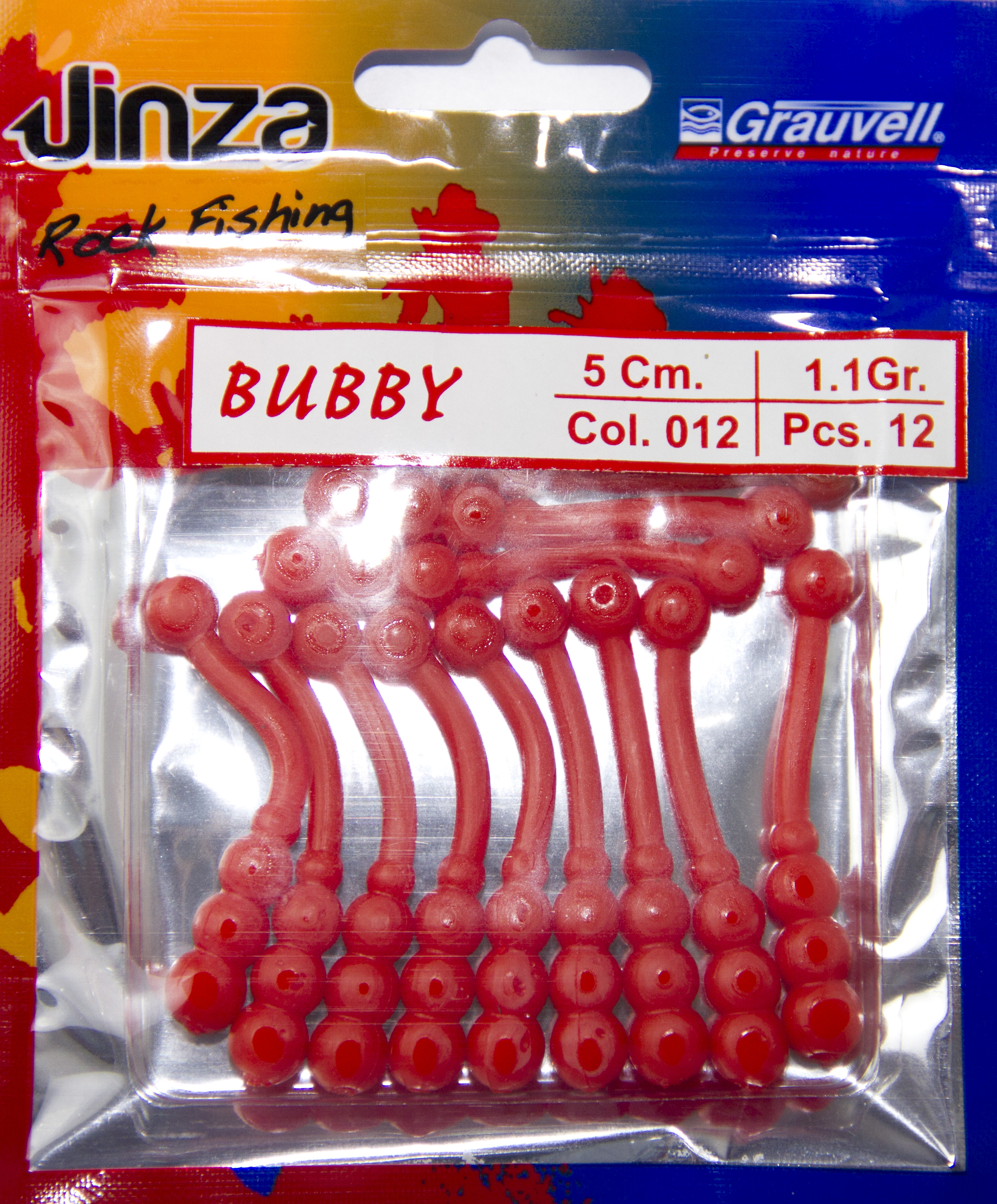 JINZA ROCK FISHING BUBBY 5CM 012 12PCS