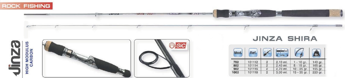 CAÑA GRAUVELL JINZA SHIRA 1002 (300) 15-35gr