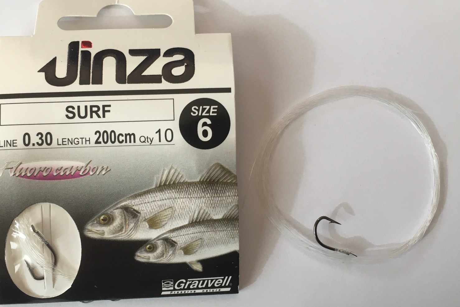 CARTERA JINZA FLUOROCARBON SURF N.6 0,30