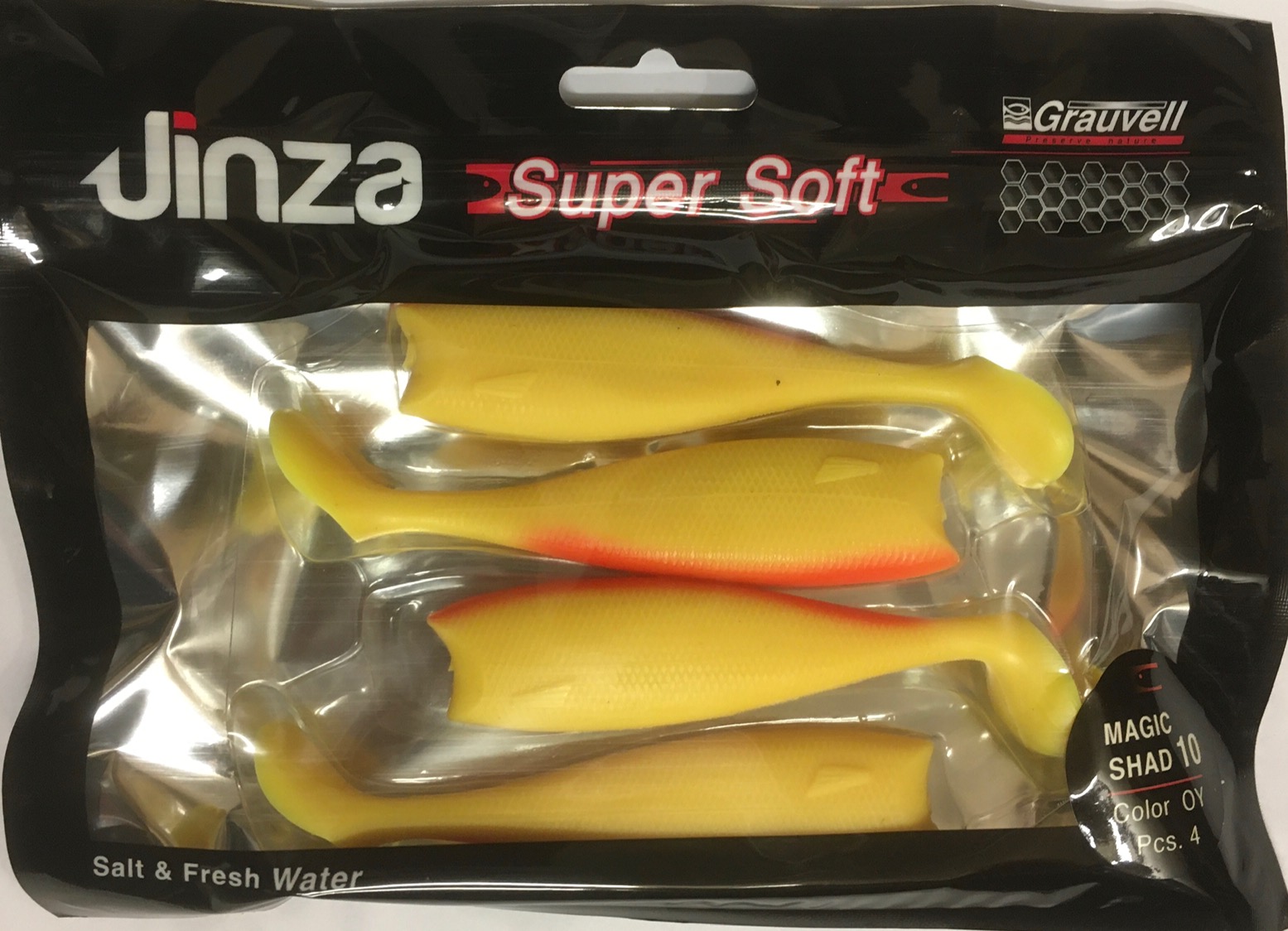 JINZA MAGIC SHAD 10 OY 4PCS